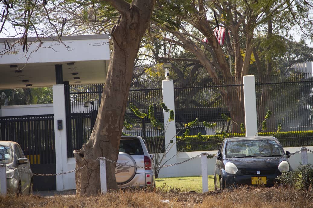 The United States embassy in Malawi, where the new visa bond requirement has caused widespread concern among students and business owners