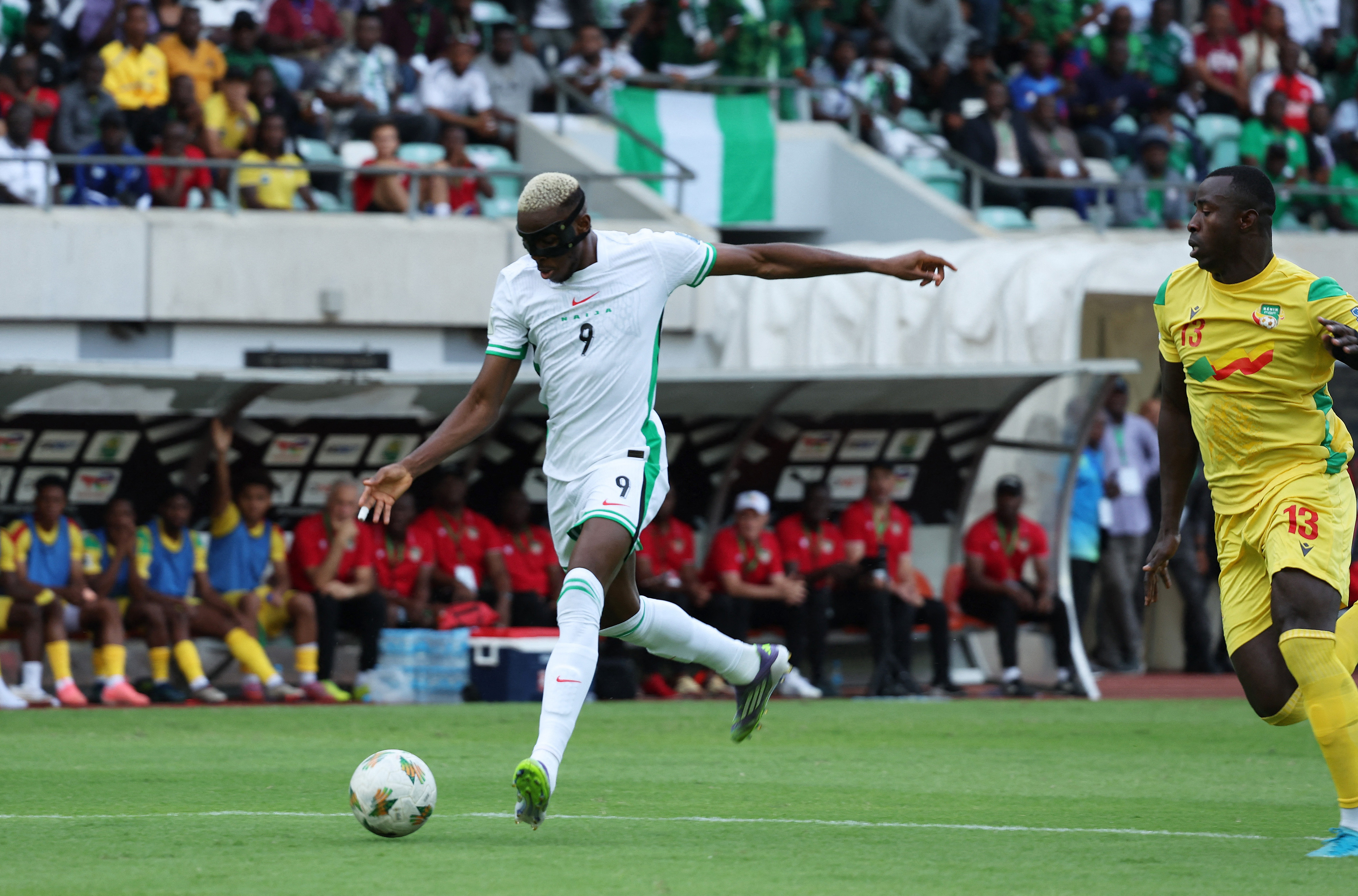 Nigeria’s key forward Victor Osimhen is hoping to lead his nation to a seventh FIFA World Cup finals appearance in 2026