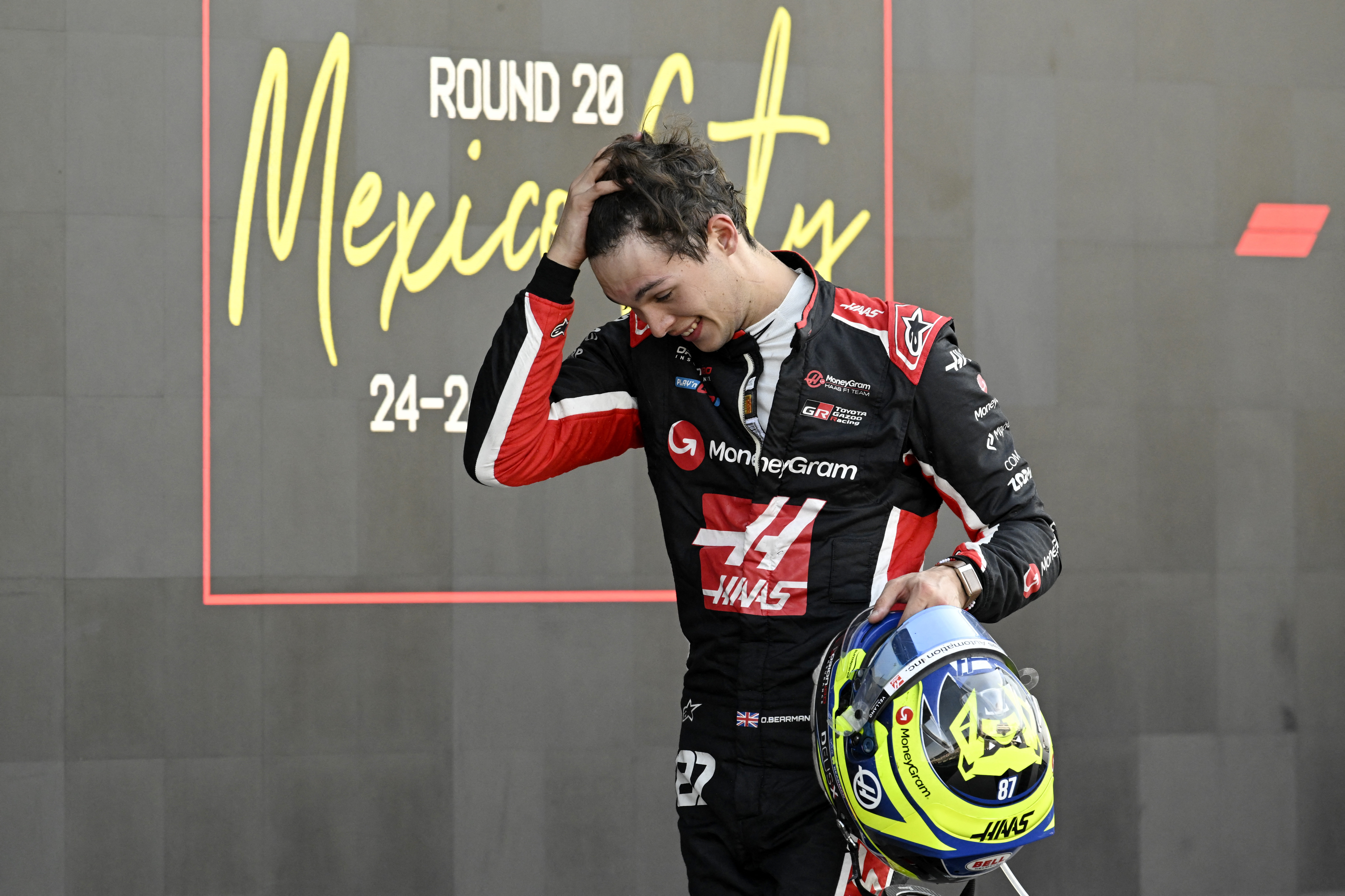 Haas driver Oliver Bearman recorded a career-best fourth position at the Mexico City Grand Prix