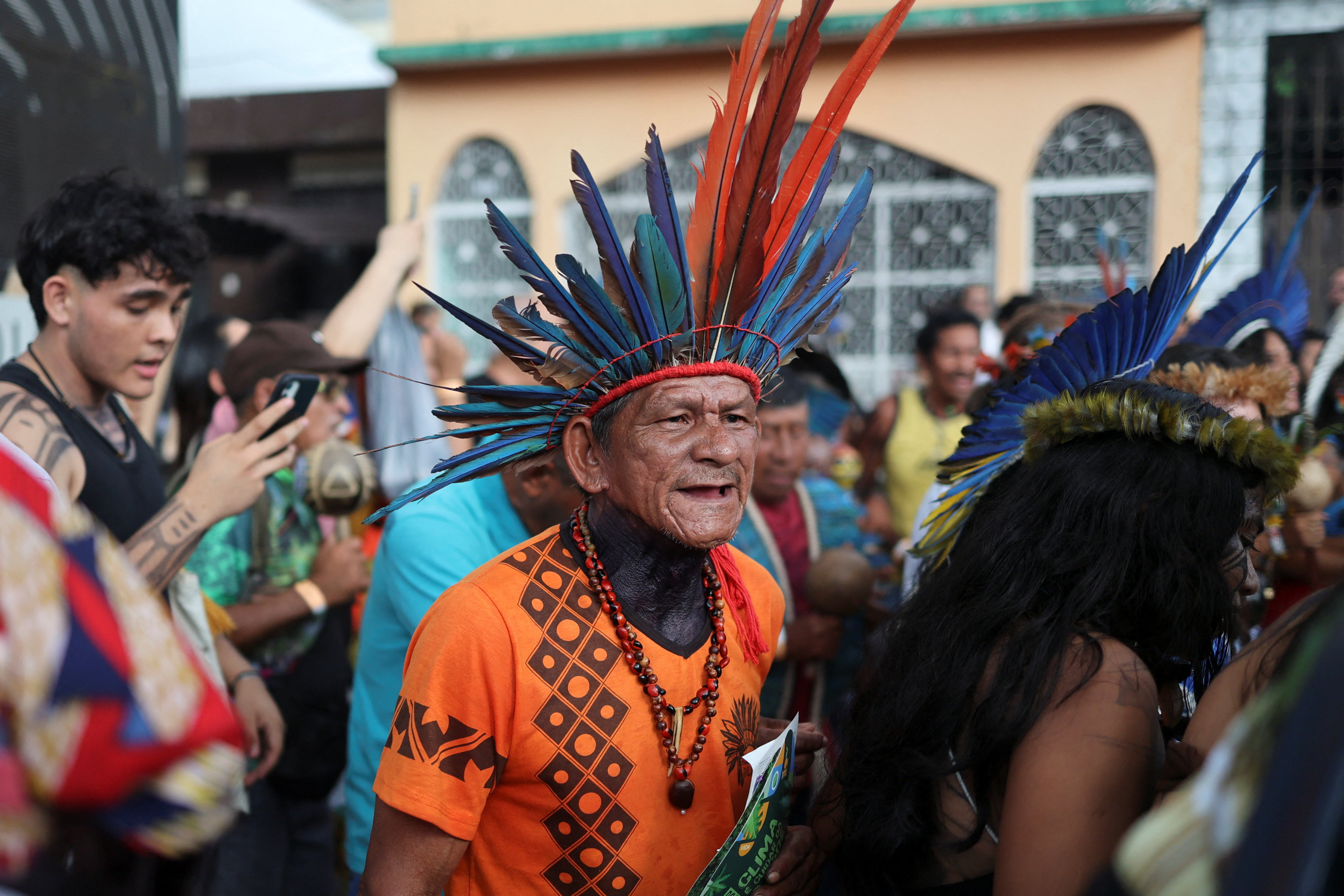 'Our land is not for sale': Indigenous people protest at COP30 in Brazil