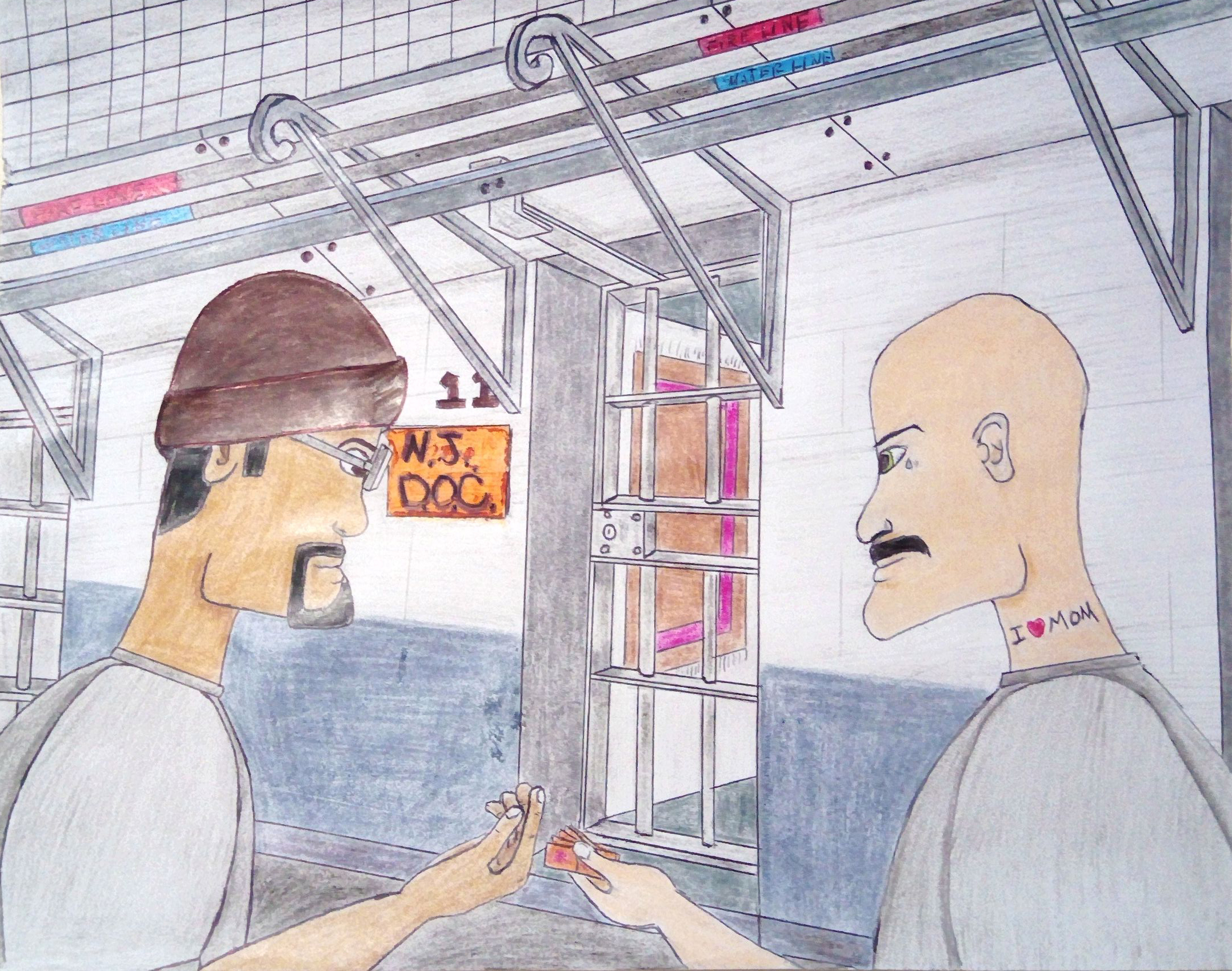 Prison series [Illustration by Martin Robles]