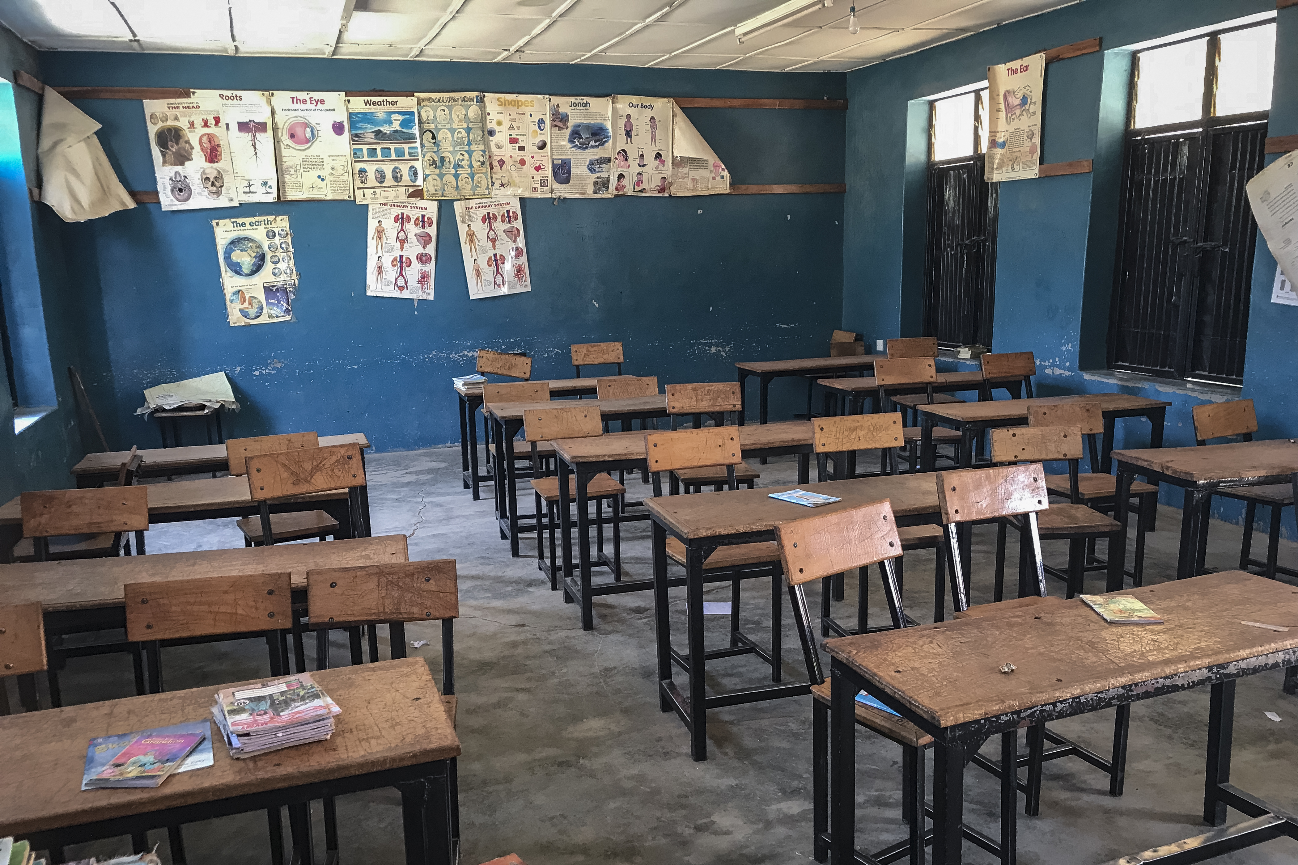 A general view of a classroom at St. Mary’s Catholic School in Niger state, Nigeria on November 23, 2025.
