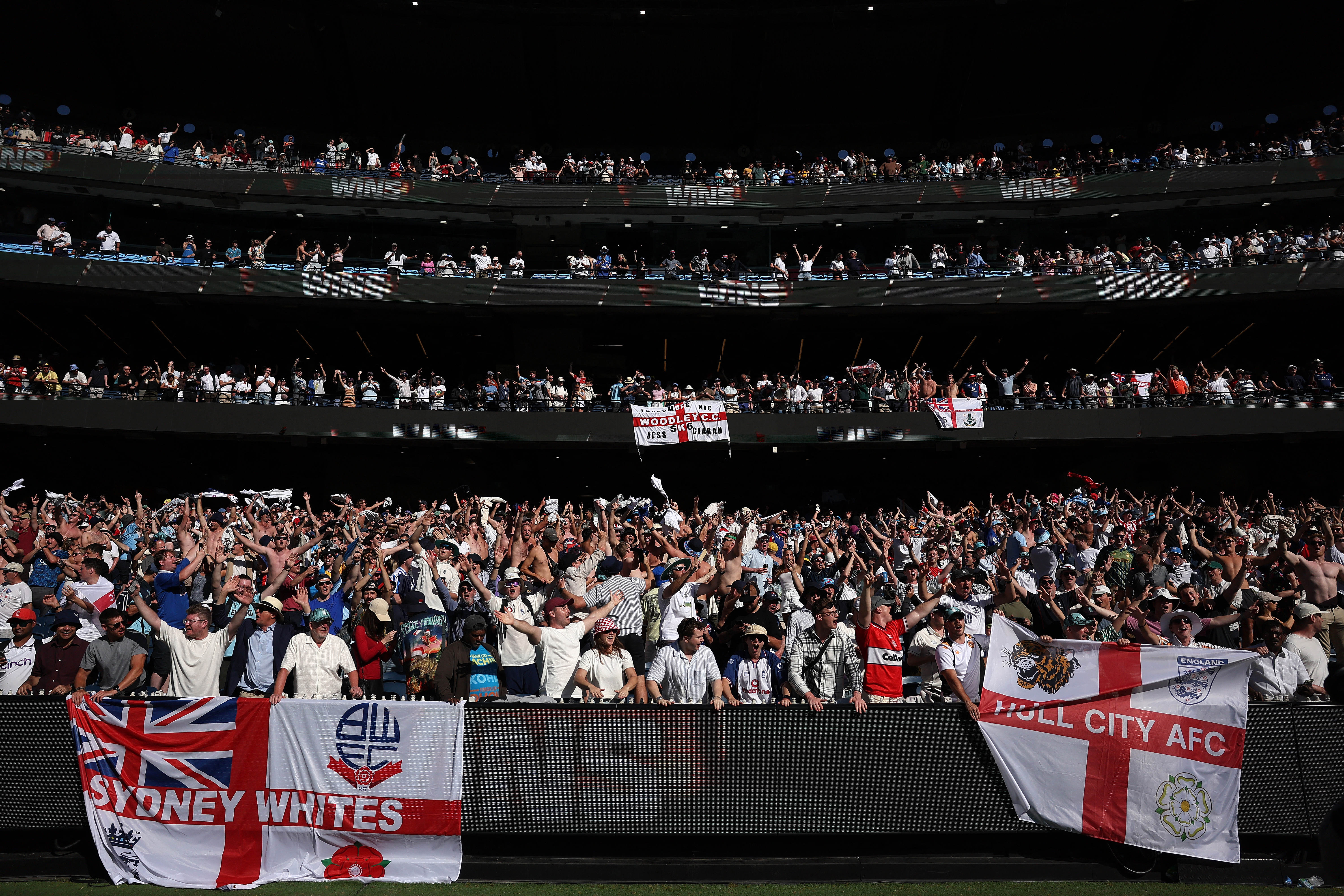 England cricket fans react.