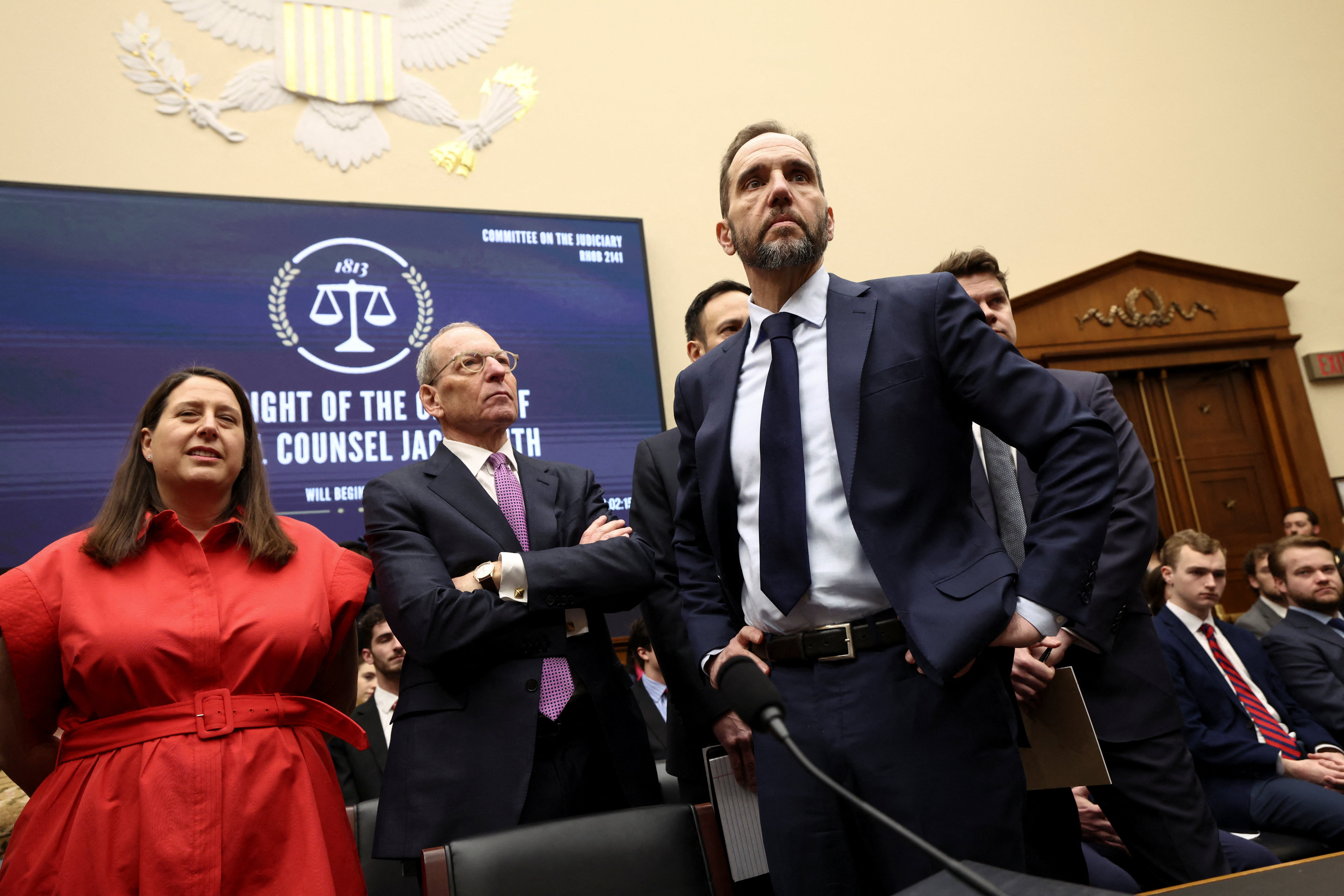 Former Special Counsel Jack Smith arrives to testify before the House Judiciary Committee