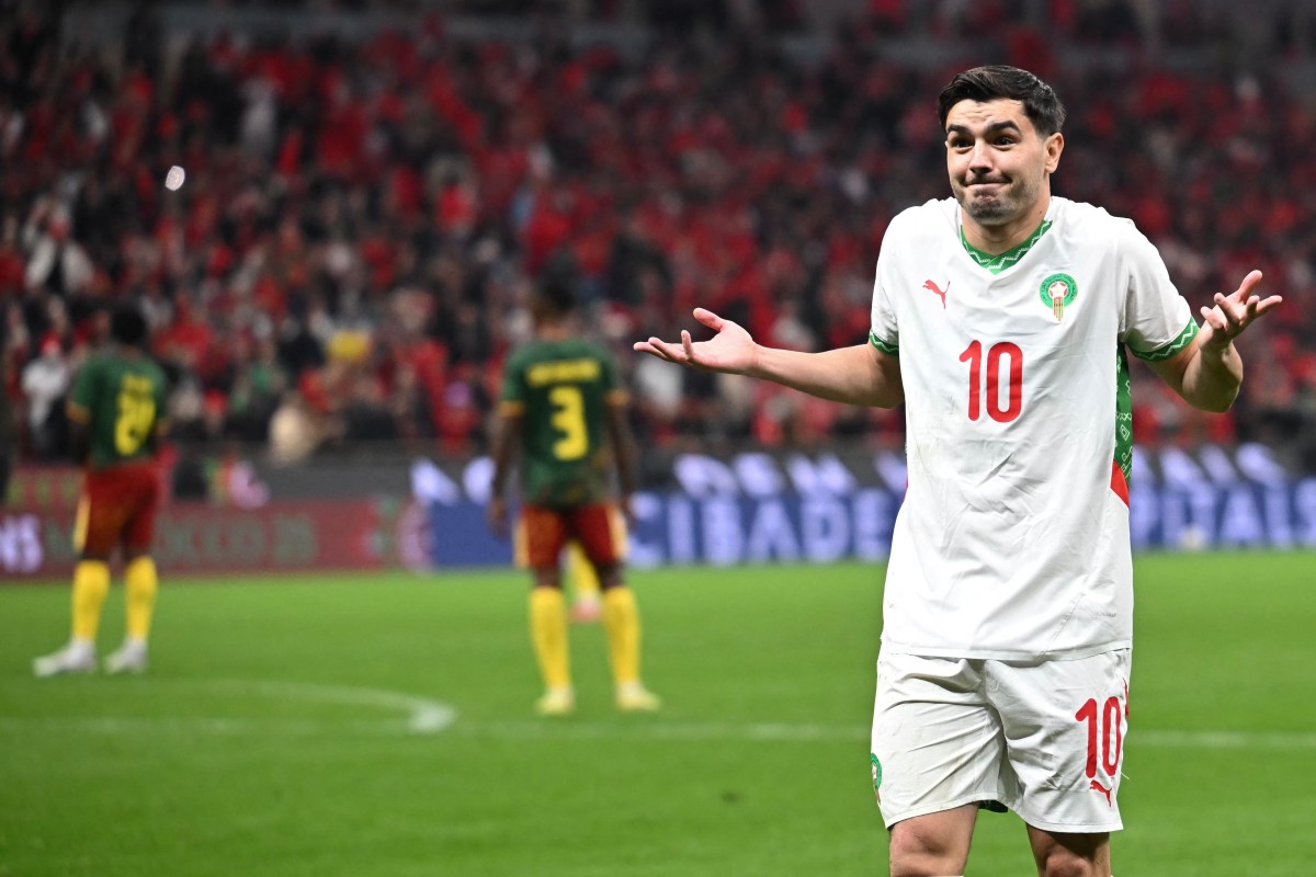Morocco's forward Brahim Diaz
