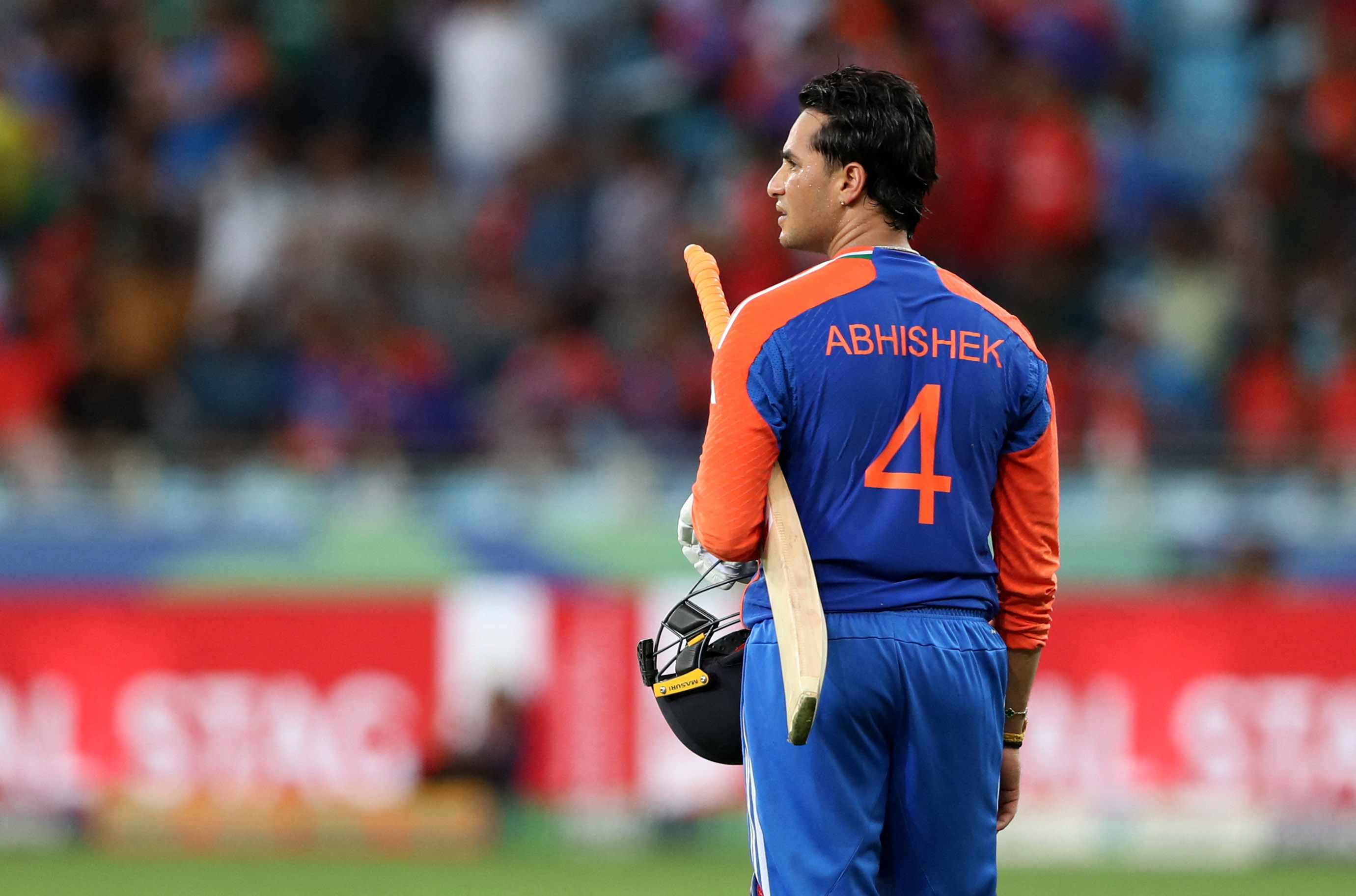 India’s Abhishek Sharma made his international debut in 2024