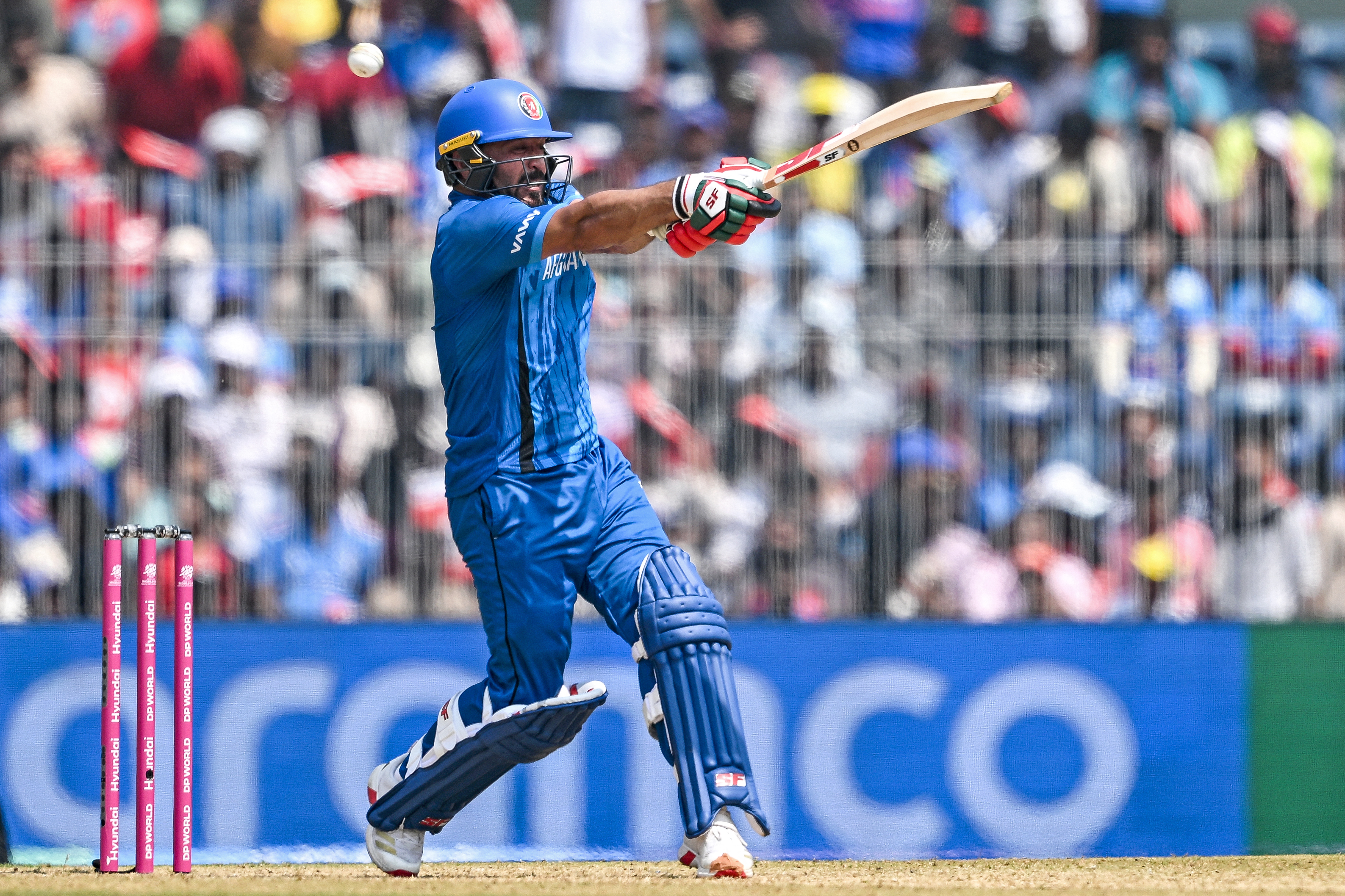 All-rounder Gulbadin Naib top-scored for Afghanistan with 63 from just 35 deliveries