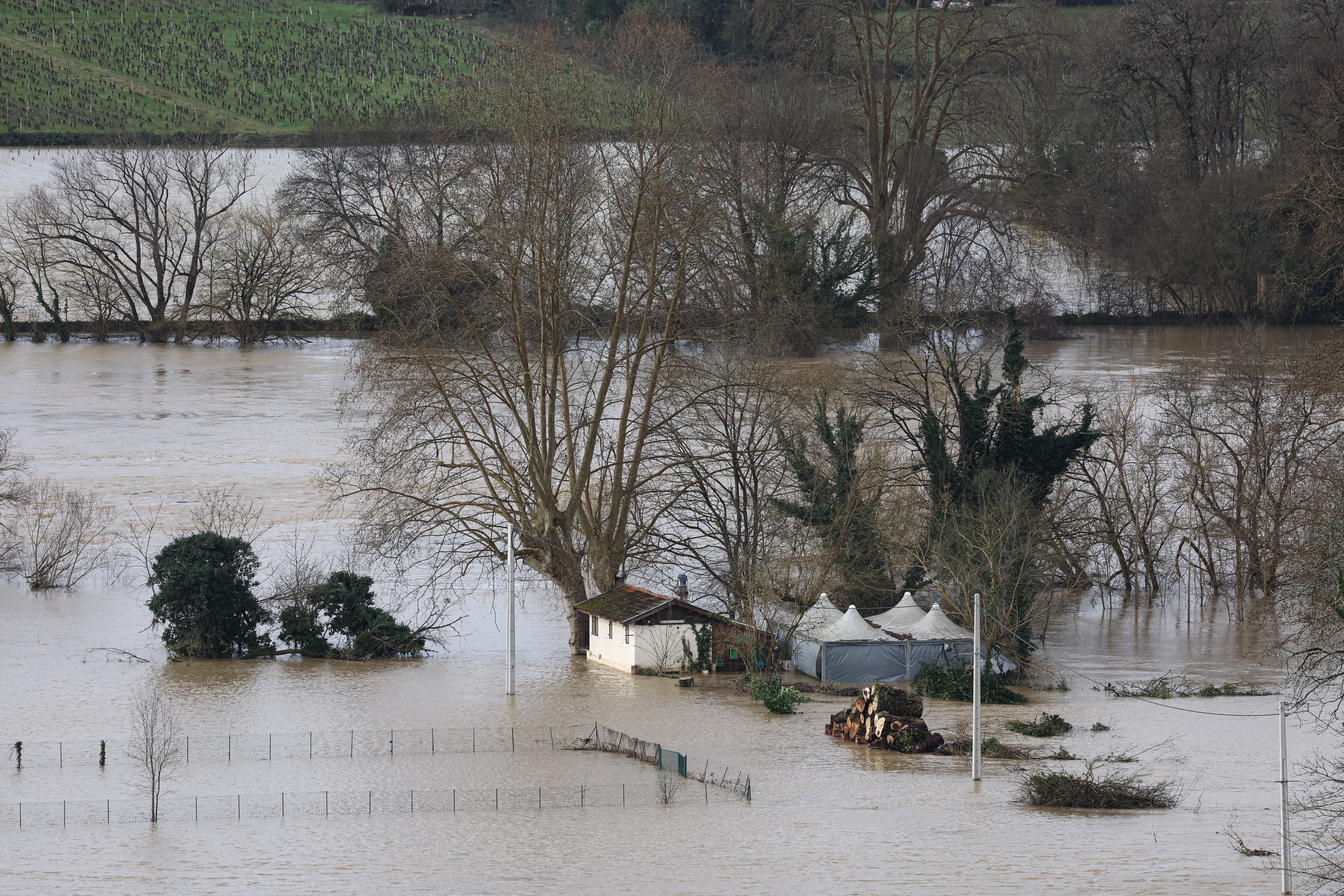 France hit by record 35 days of rain