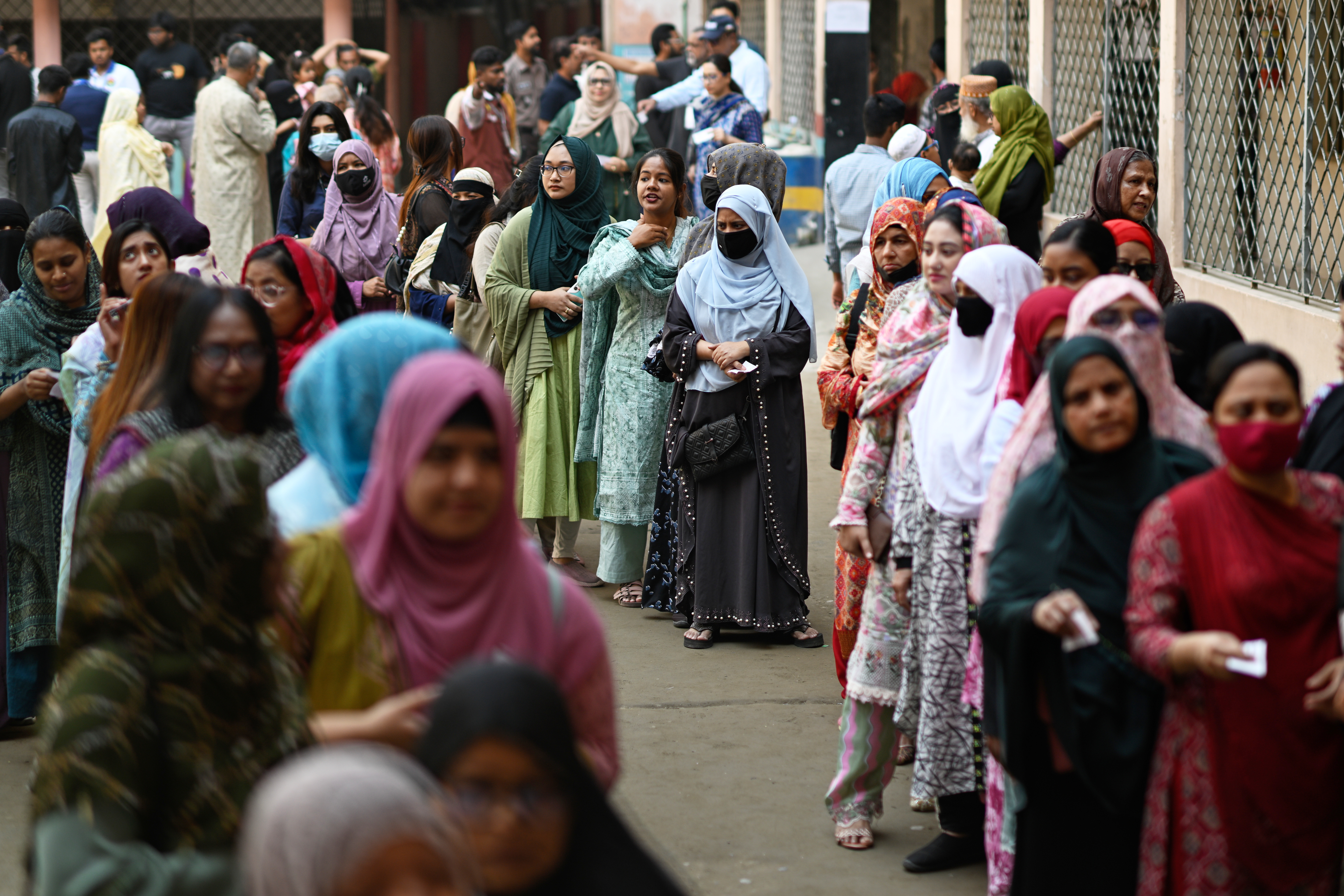Bangladeshis turn out for historic election after Hasina's downfall