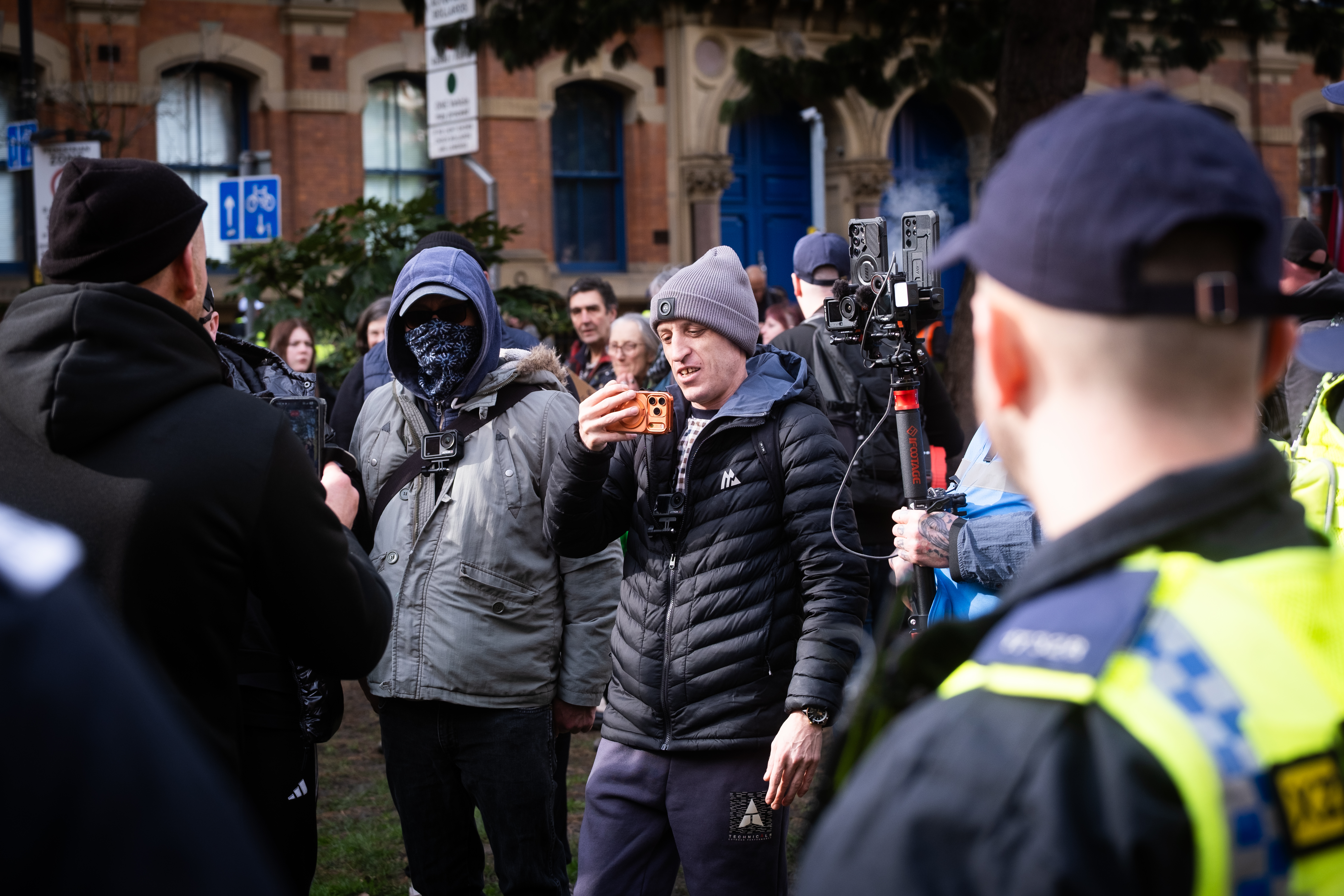 Manchester protest Britain First