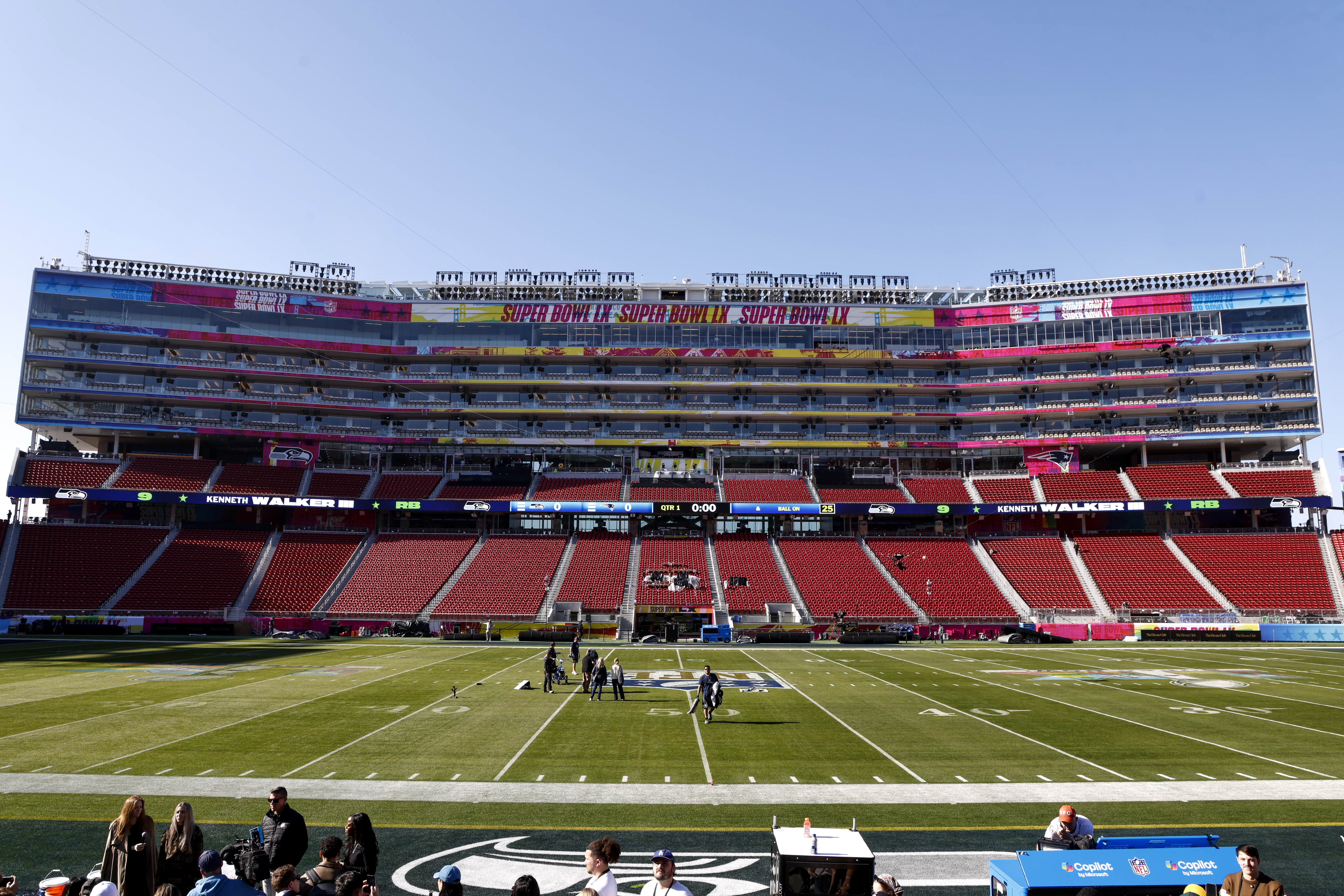 Levi's Stadium interior.