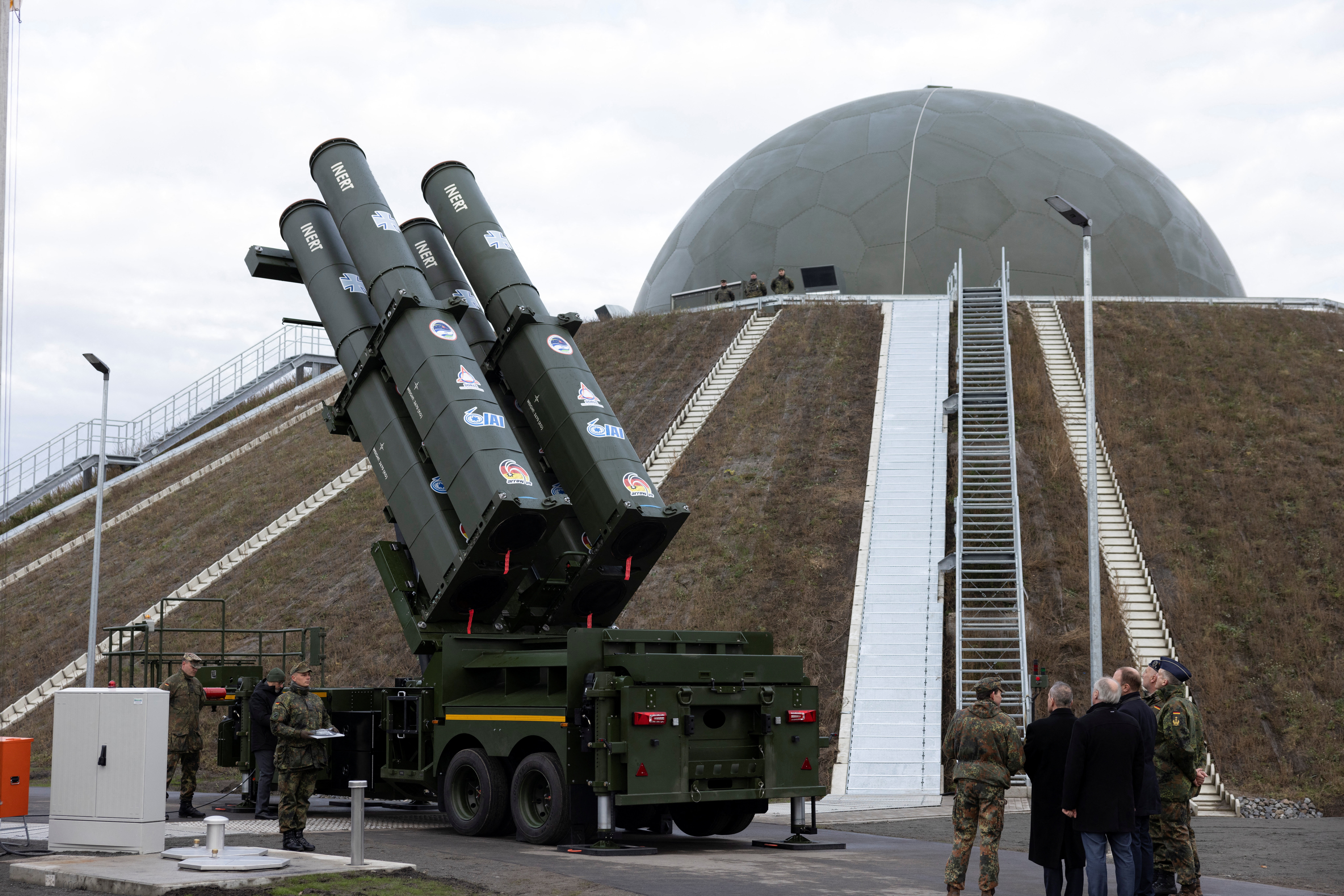 The German air force presents the initial capability of the Arrow Weapon System for Germany