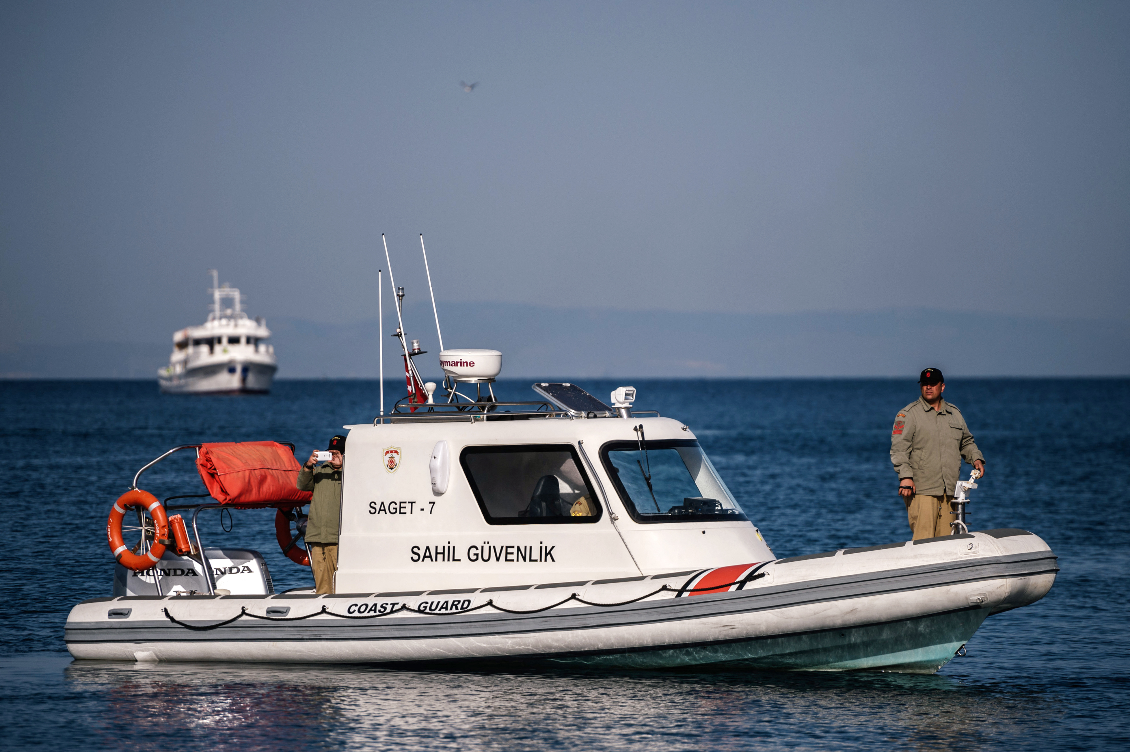 Turkish coast guards