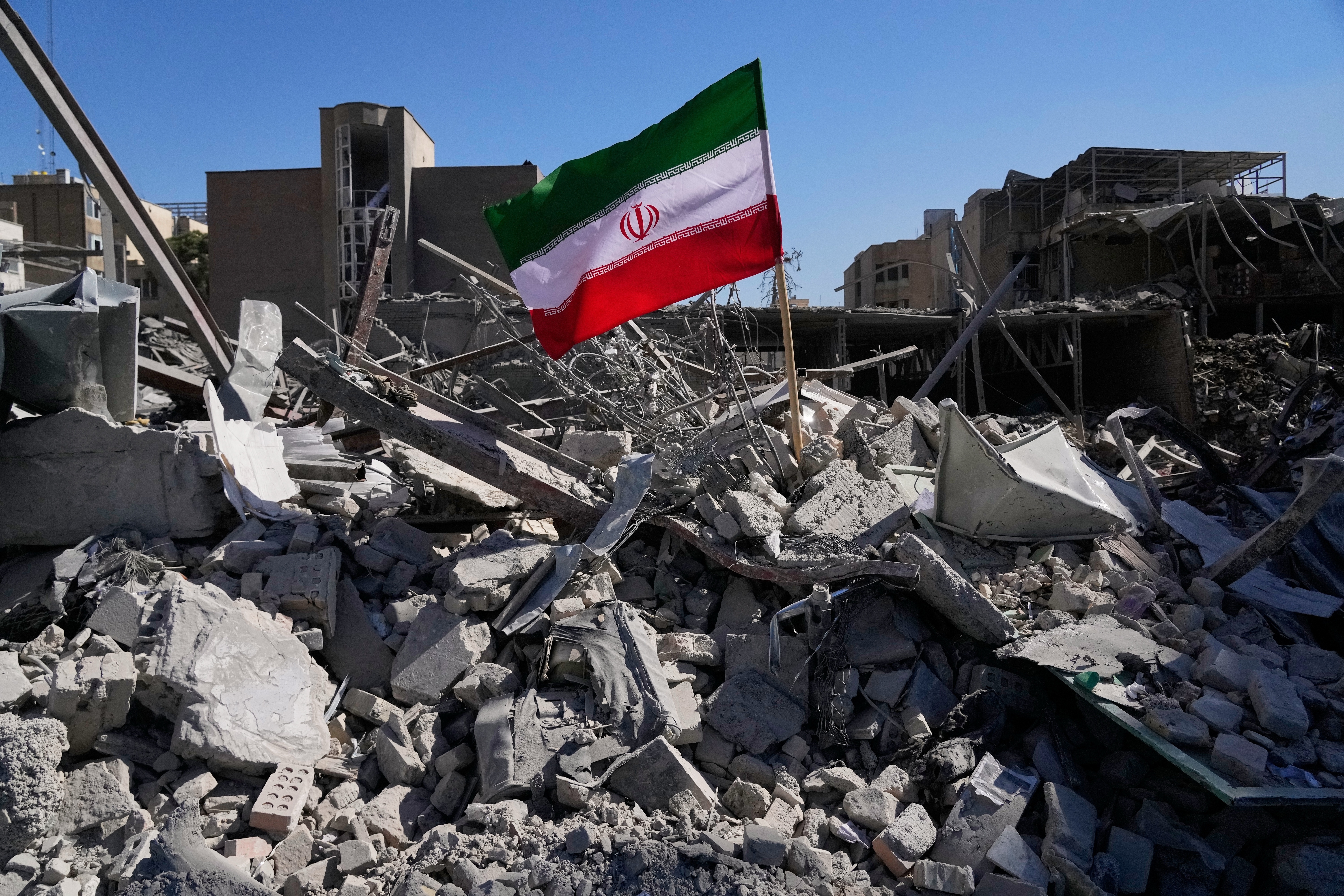 Aftermath in Iran of US and Israeli airstrikes
