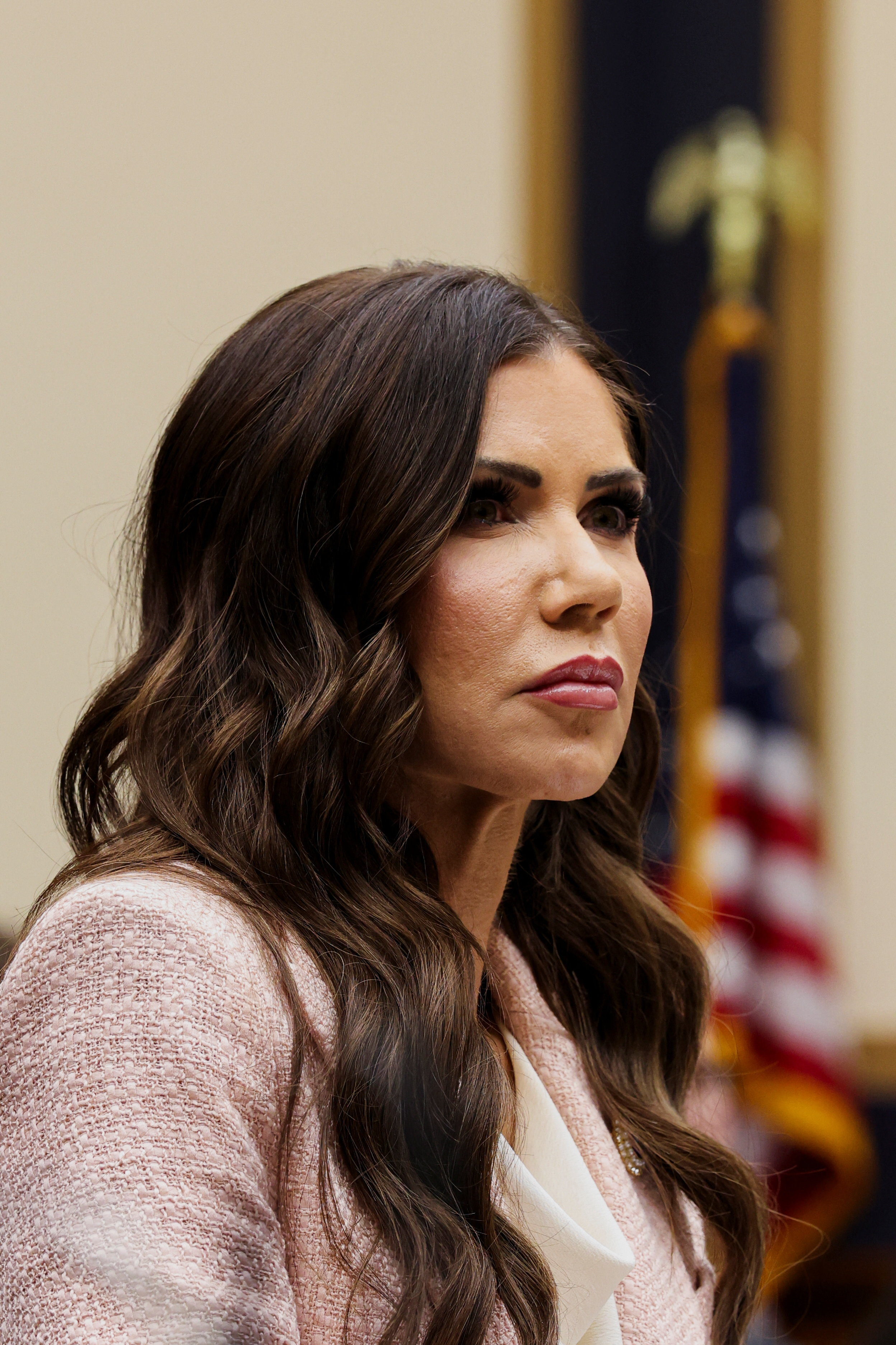 U.S. Homeland Security Secretary Kristi Noem testifies before a House Judiciary Committee hearing on "Oversight of the Department of Homeland Security," on Capitol Hill in Washington, D.C., U.S., March 4, 2026. REUTERS/Kylie Cooper