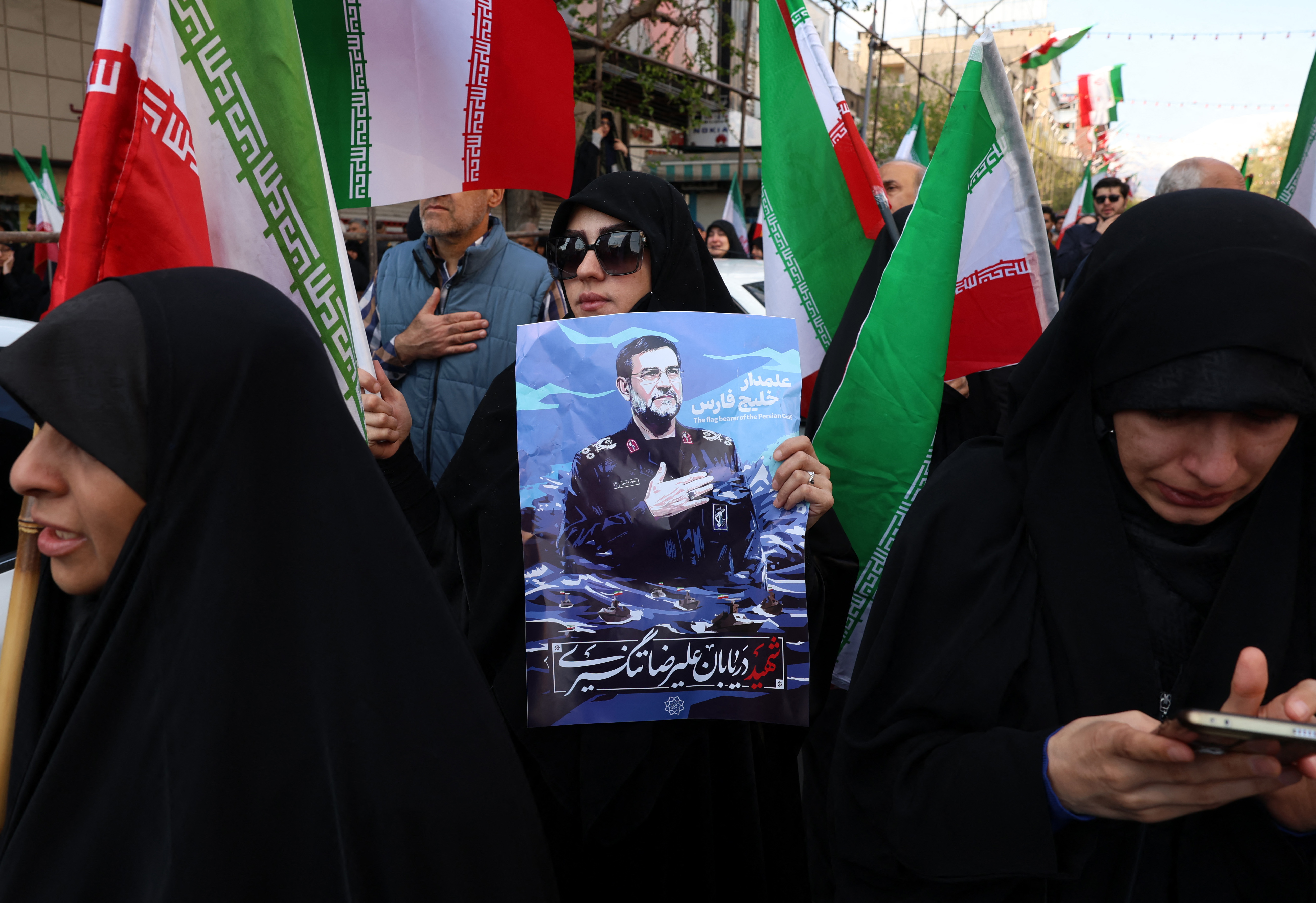 Mourners vow resistance as Iran marks Islamic republic's 47th anniversary