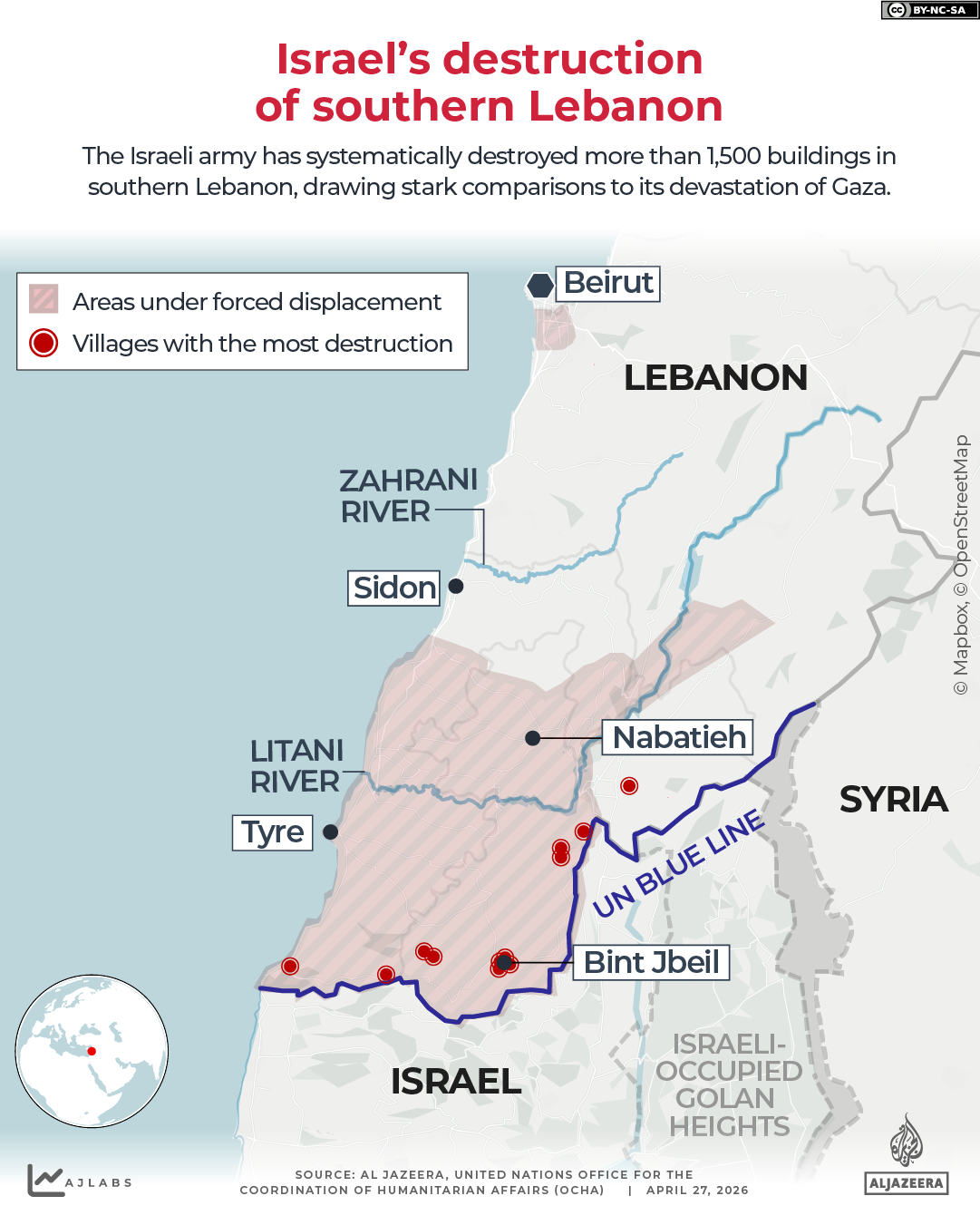 INTERACTIVE - Israel south lebanon bint jbeil map-1777363494
