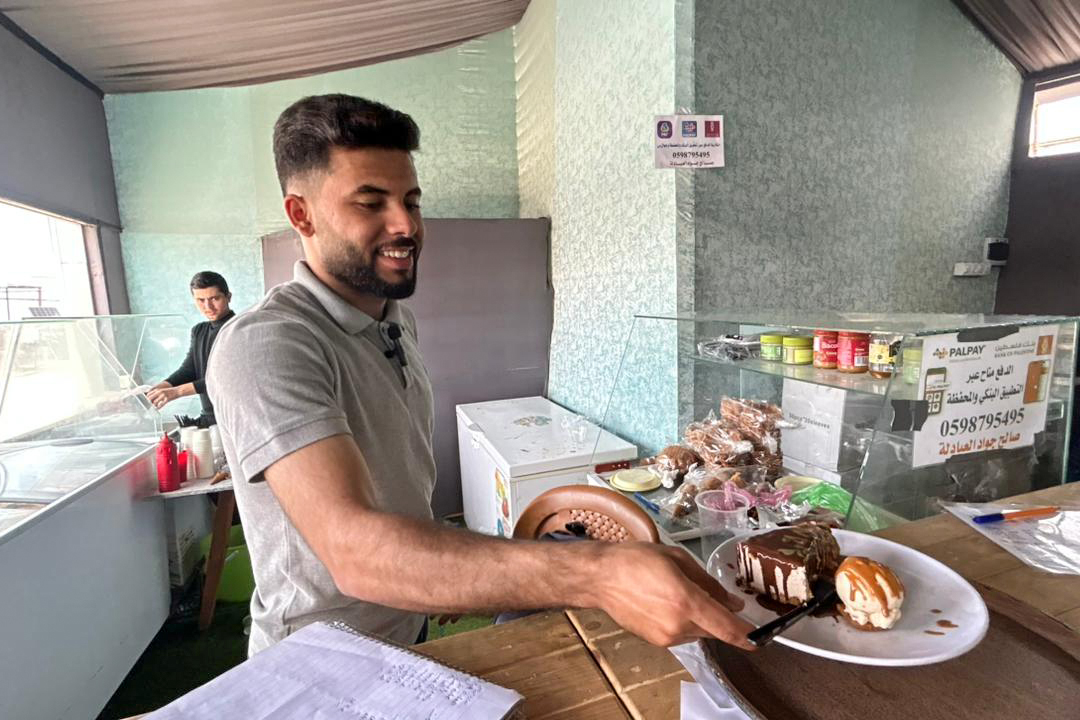 Gaza ice cream shop