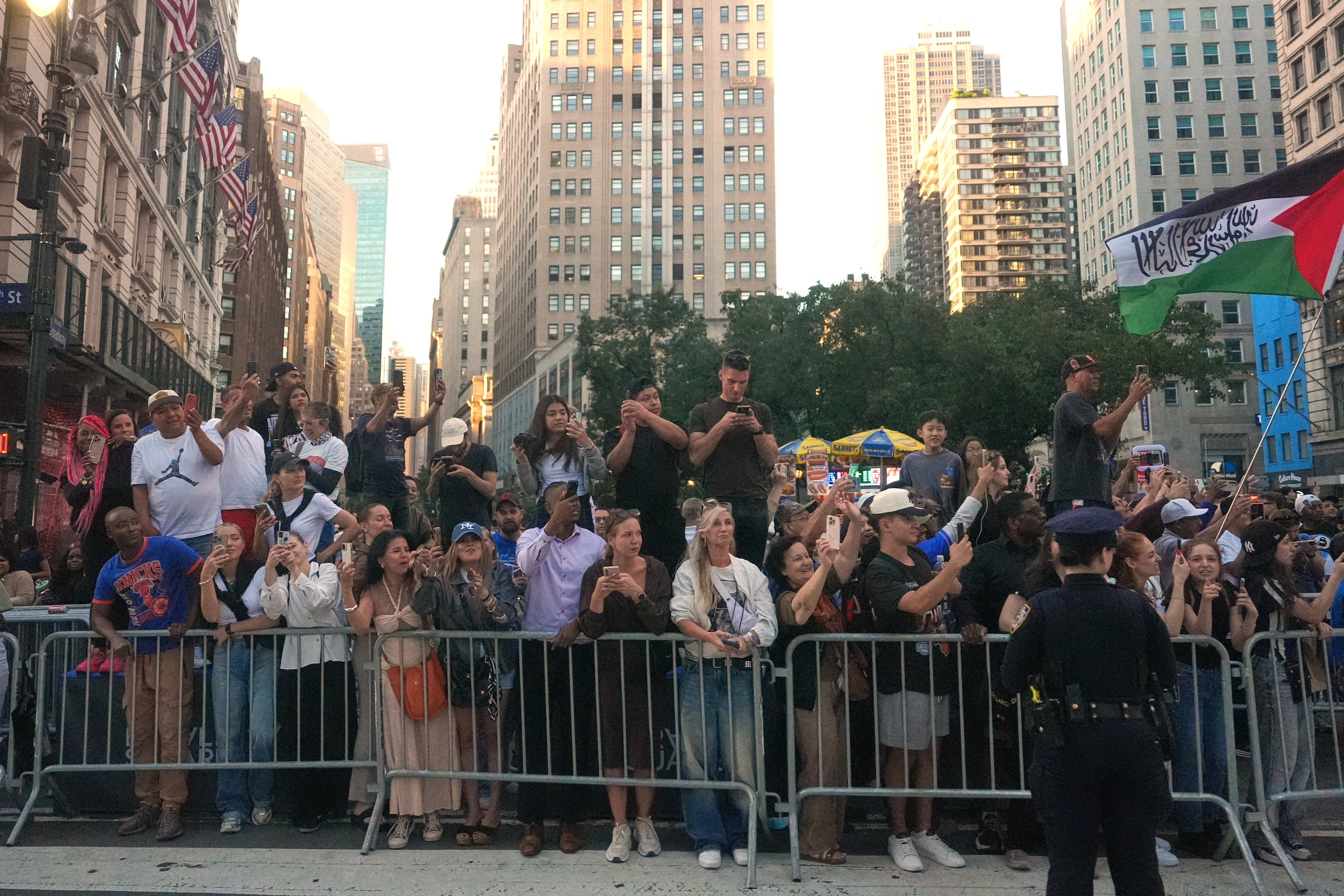 Trump courts boos at historic New York NBA Finals appearance