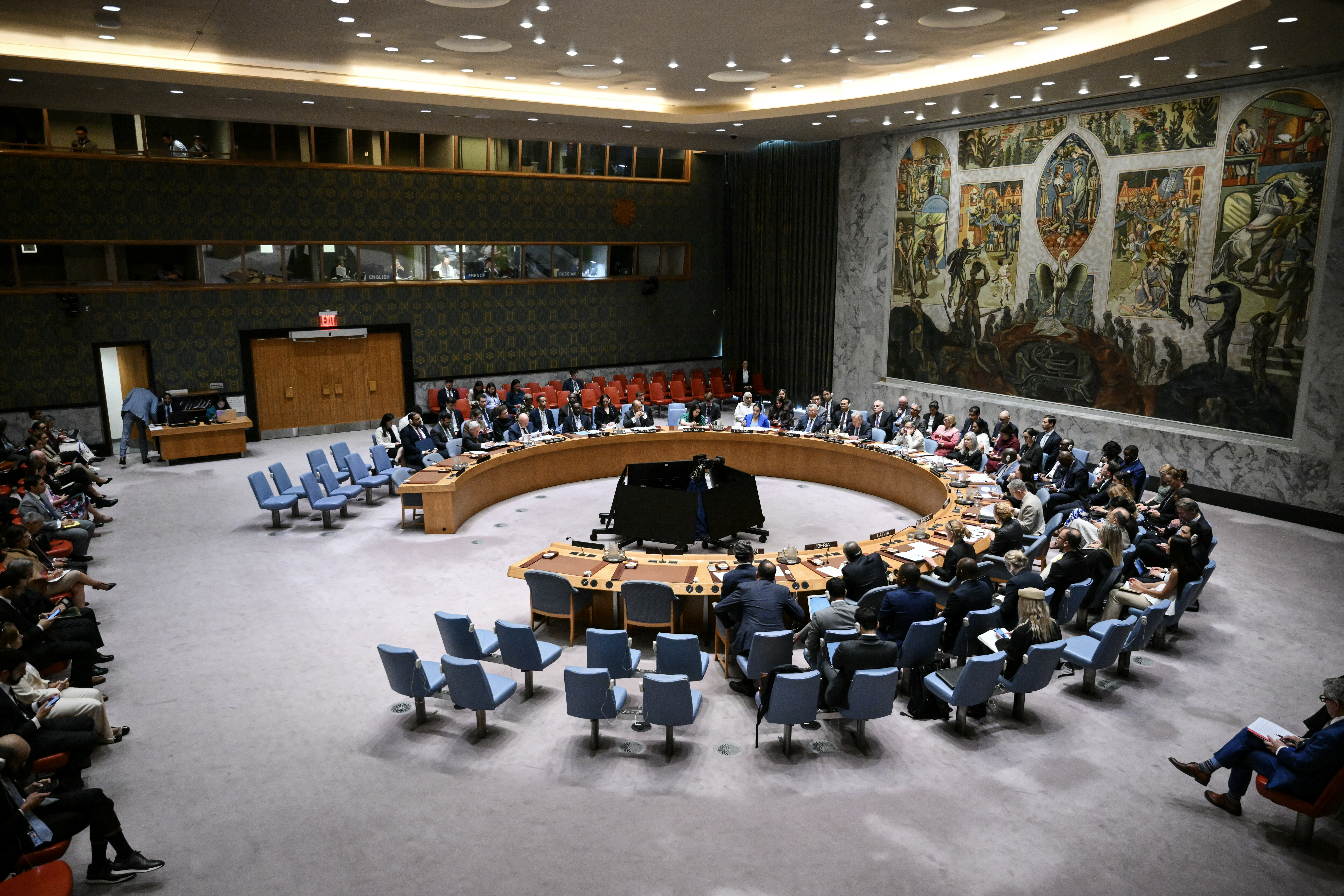 The United Nations Security Council meets on the Middle East, at UN Headquarters in New York, on June 10, 2026.