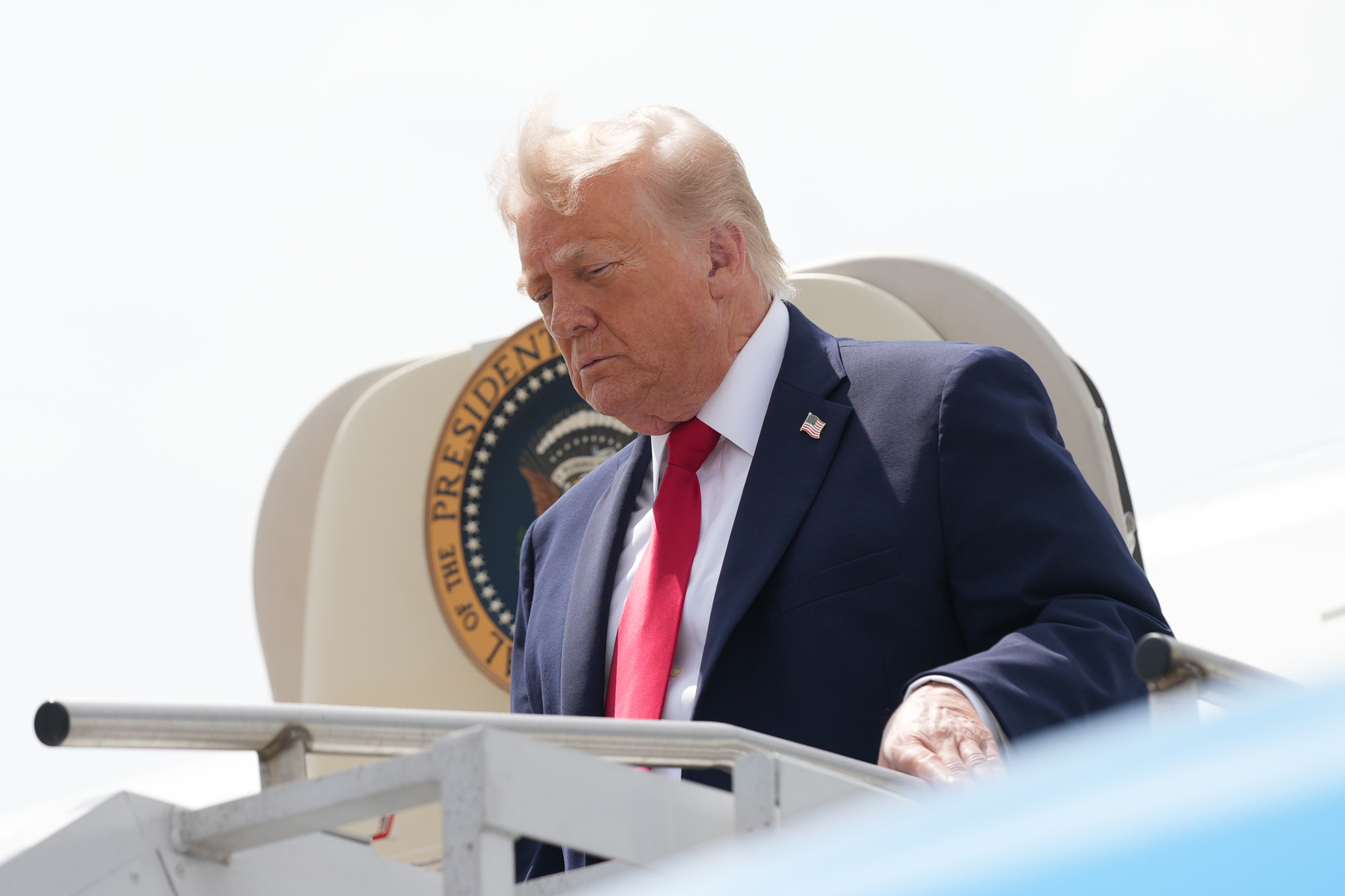 Trump hails jobs surge, says Iran talks ‘going well’