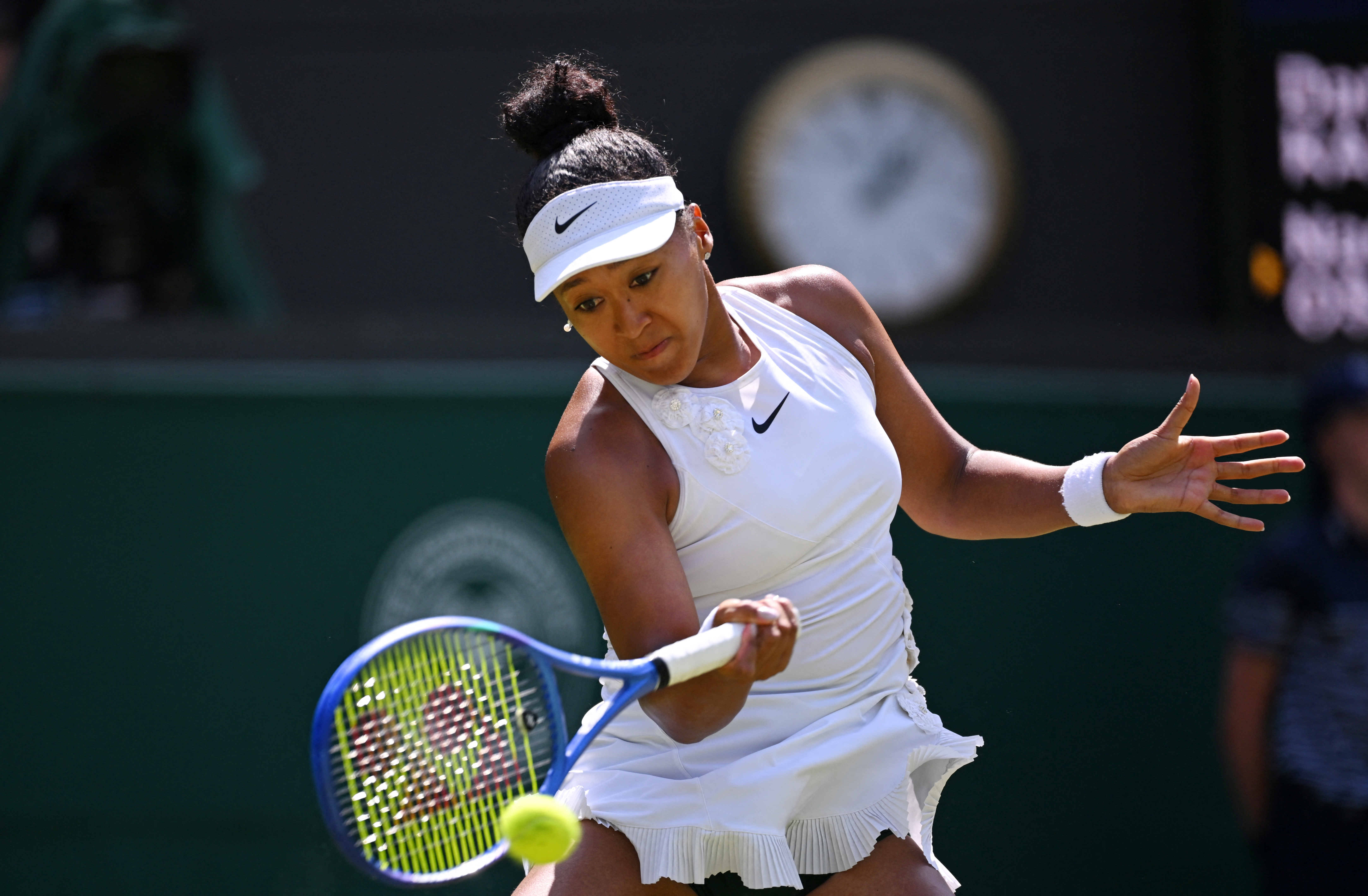 Naomi Osaka in action.