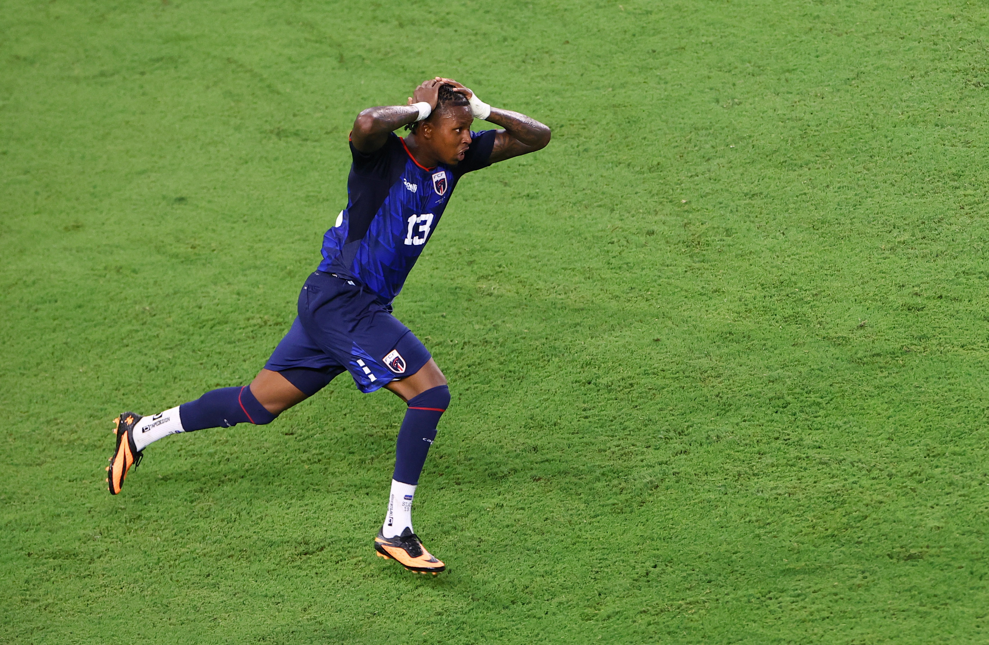 Cape Verde’s Sidny Lopes Cabral celebrates scoring what many believe was the goal of the tournament against Argentina, July 3, 2026