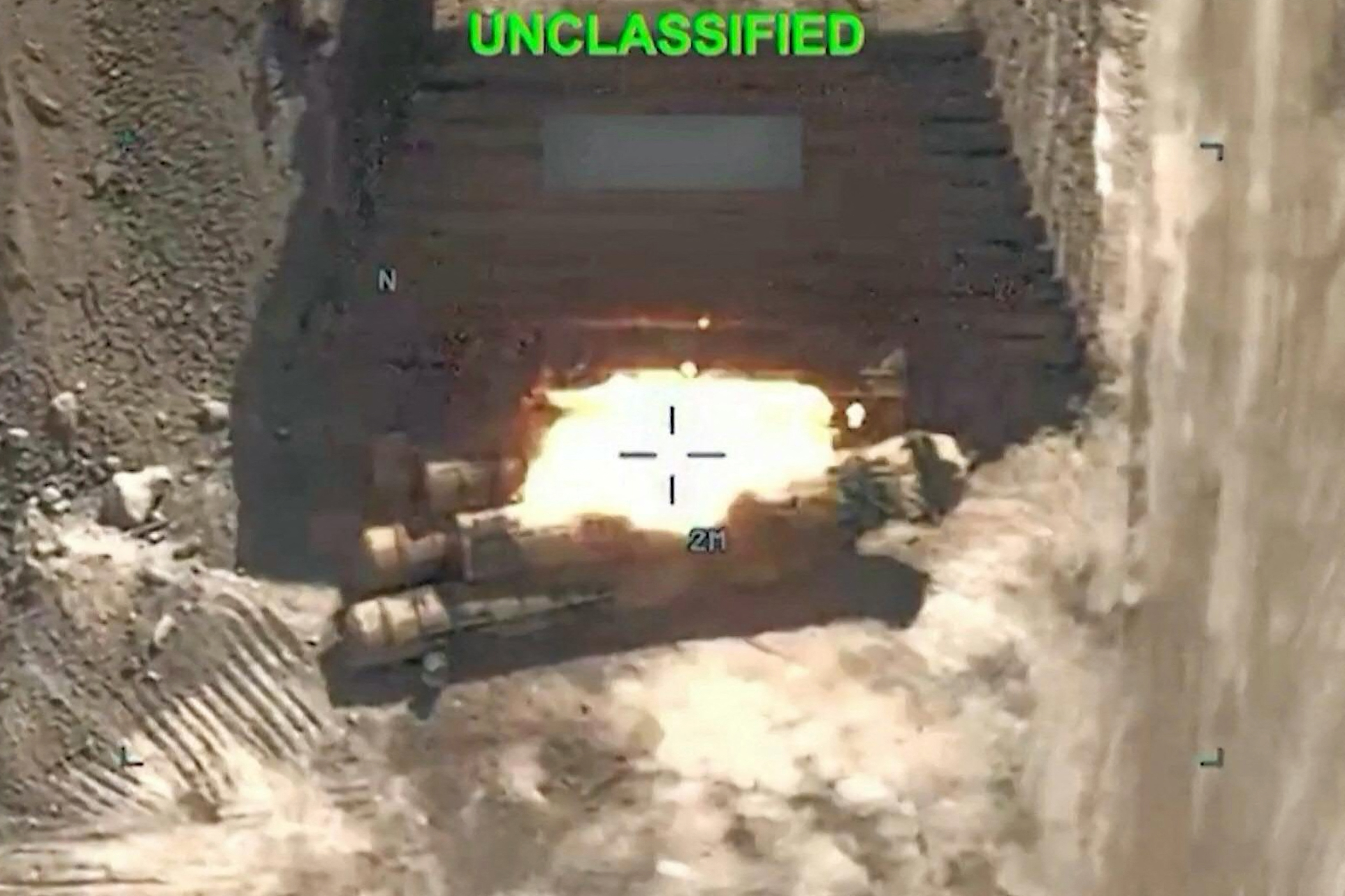 This screen grab made on July 21, 2026 from handout video footage released by the US Central Command (CENTCOM) on July 20, 2026 shows US forces launching what the military says are precision strikes targeting Iranian military capabilities for the tenth consecutive night.