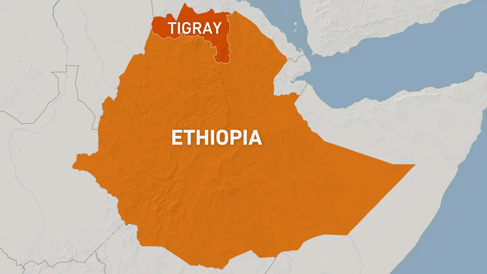 Map showing Ethiopia’s Tigray region, where tensions between the federal government and the Tigray People’s Liberation Front (TPLF) have escalated [Graphic: Al Jazeera]