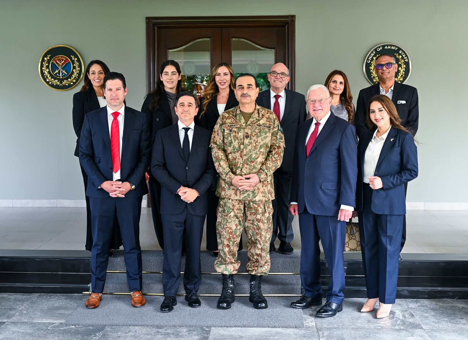 Officials from Powerus, a US-based drones company, and US embassy in Islamabad met Field Marshal Asim Munir, Pakistan's chief of defence forces on September 16, 2026 in Rawalpindi, Pakistan. [Handout/Inter-Services Public Relations]