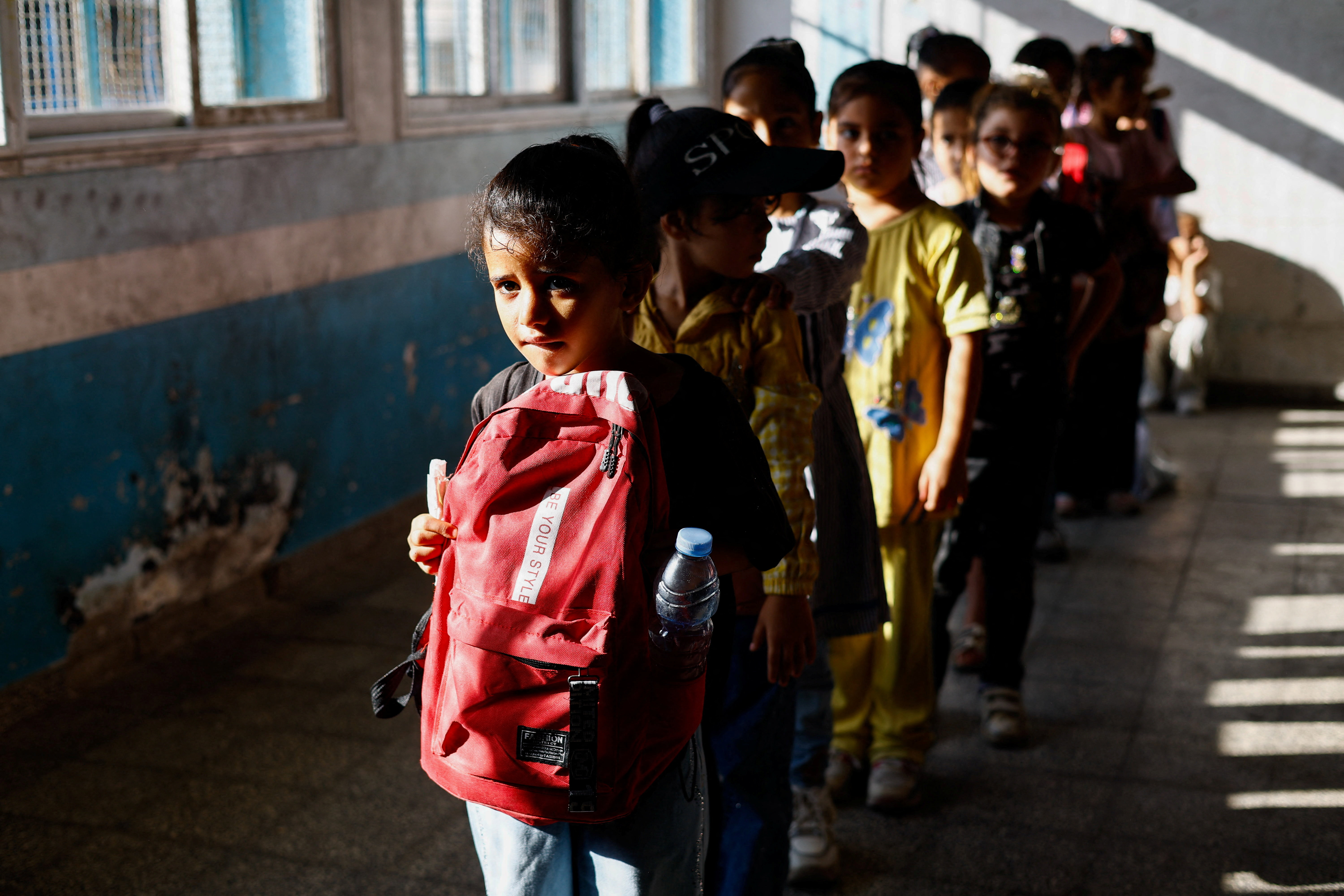 Gaza’s children return to class in tents and ruins