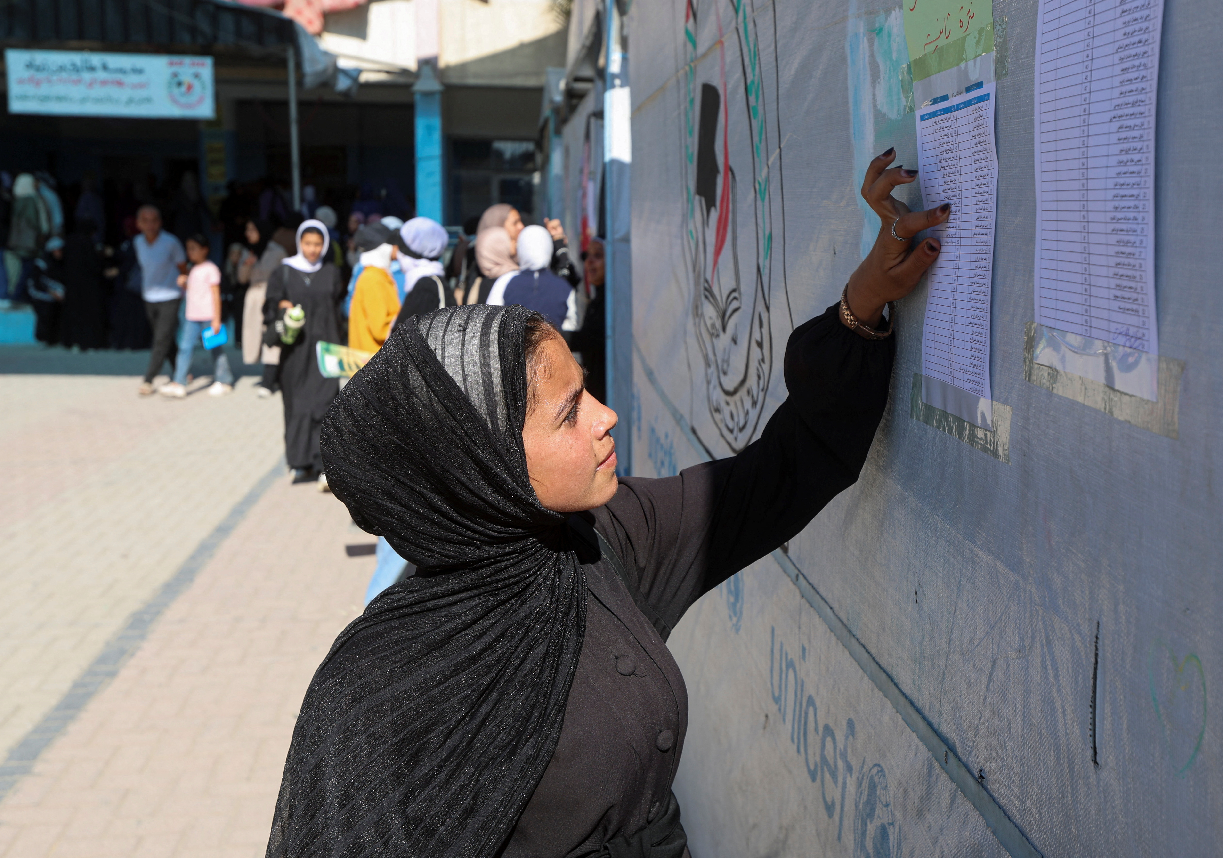 Gaza’s children return to class in tents and ruins