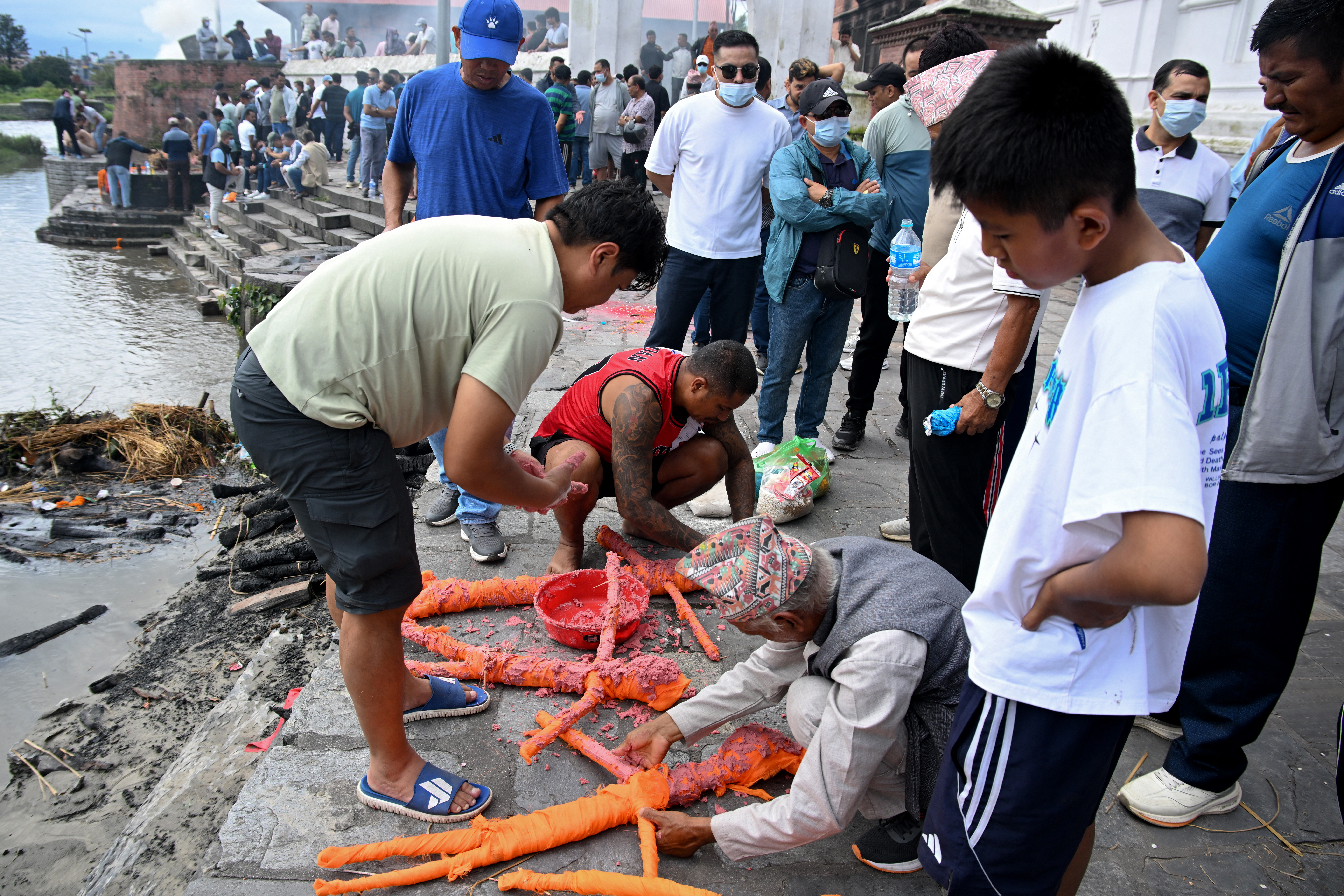 Nepal symbolic funeral