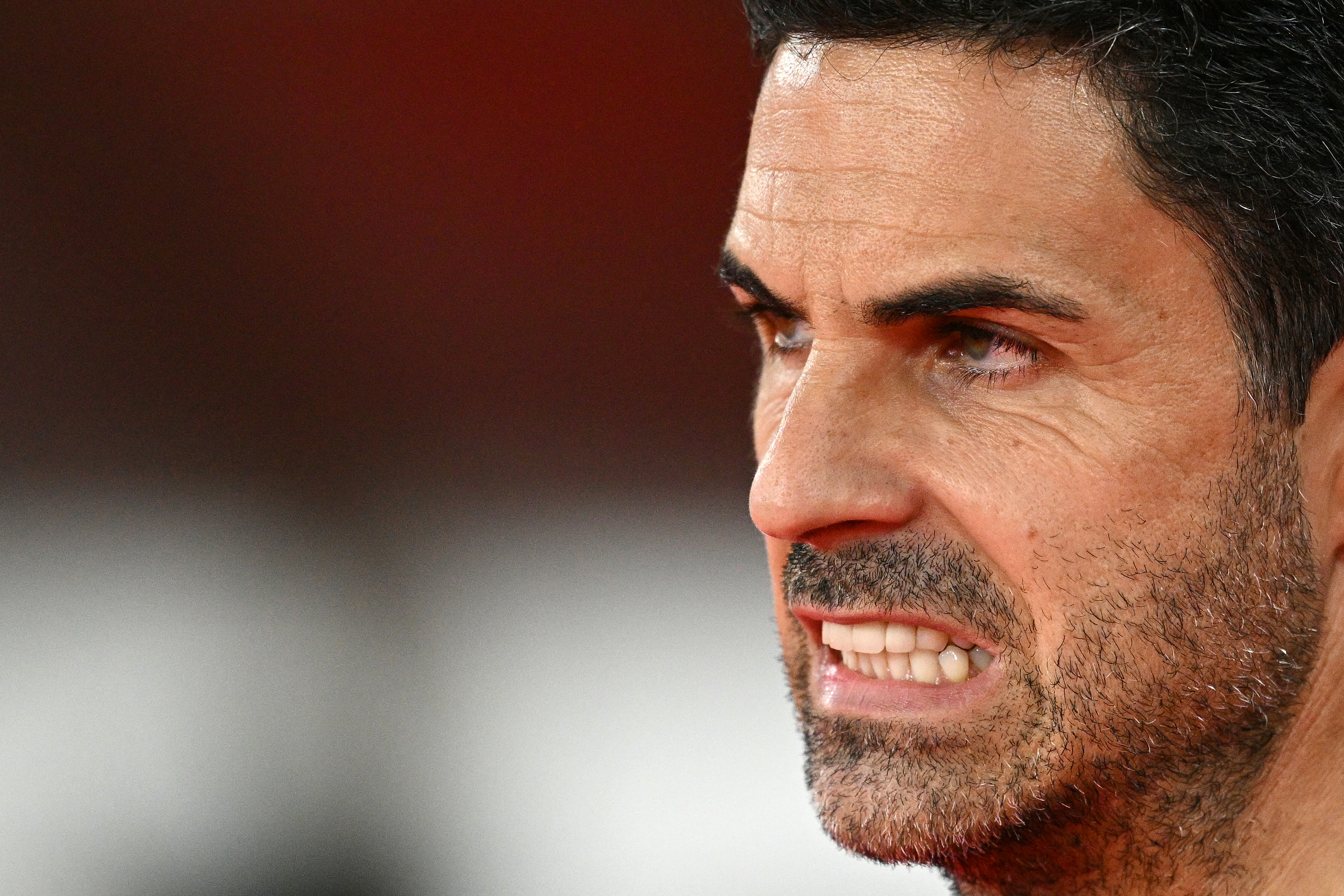 Arsenal's Spanish manager Mikel Arteta reacts ahead of the English Premier League football match between Sunderland and Arsenal at The Stadium of Light in Sunderland in north east England on September 12, 2026. (Photo by Oli SCARFF / AFP) / RESTRICTED TO EDITORIAL USE. No use with unauthorized audio, video, data, fixture lists, club/league logos or 'live' services. Online in-match use limited to 120 images. An additional 40 images may be used in extra time. No video emulation. Social media in-match use limited to 120 images. An additional 40 images may be used in extra time. No use in betting publications, games or single club/league/player publications. /