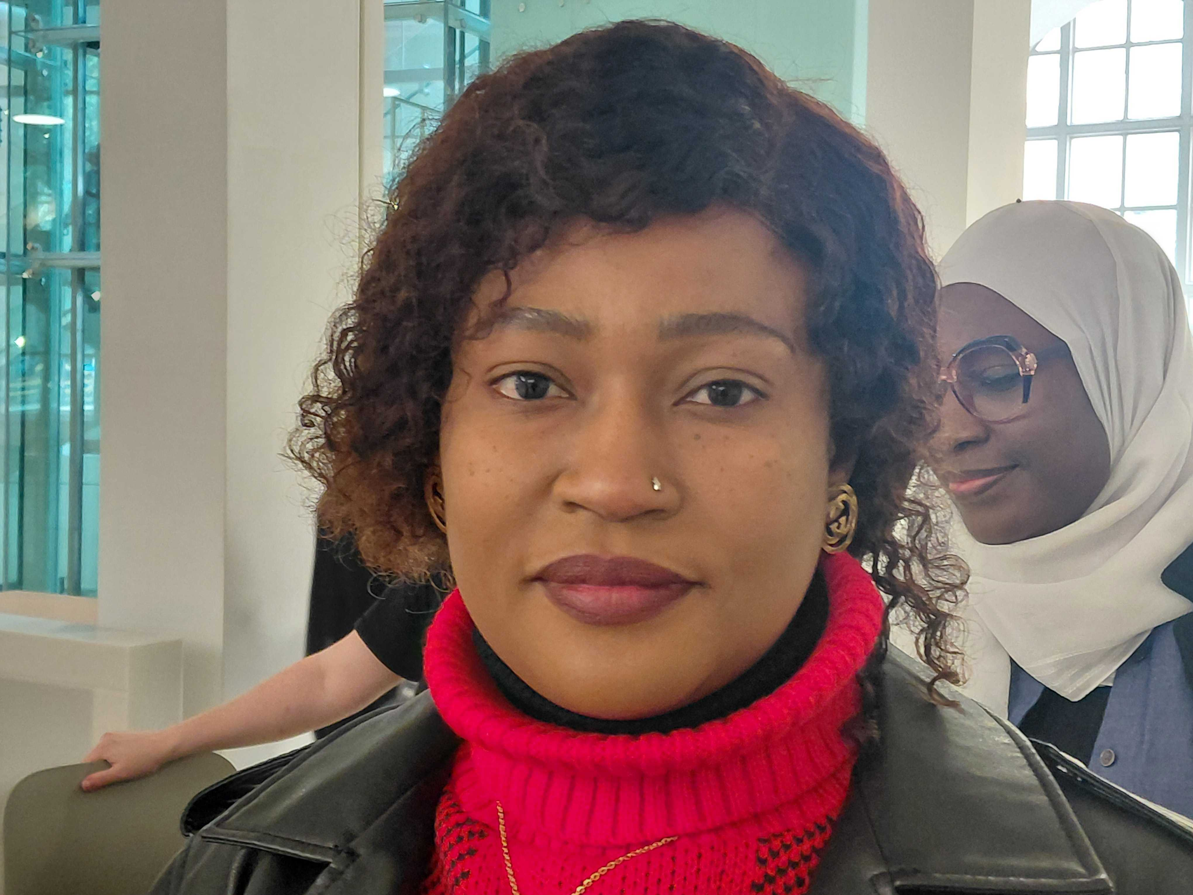 Agnes Peters, Stand up to racism: Manchester [Simon Speakman Cordall/AlJazeera]