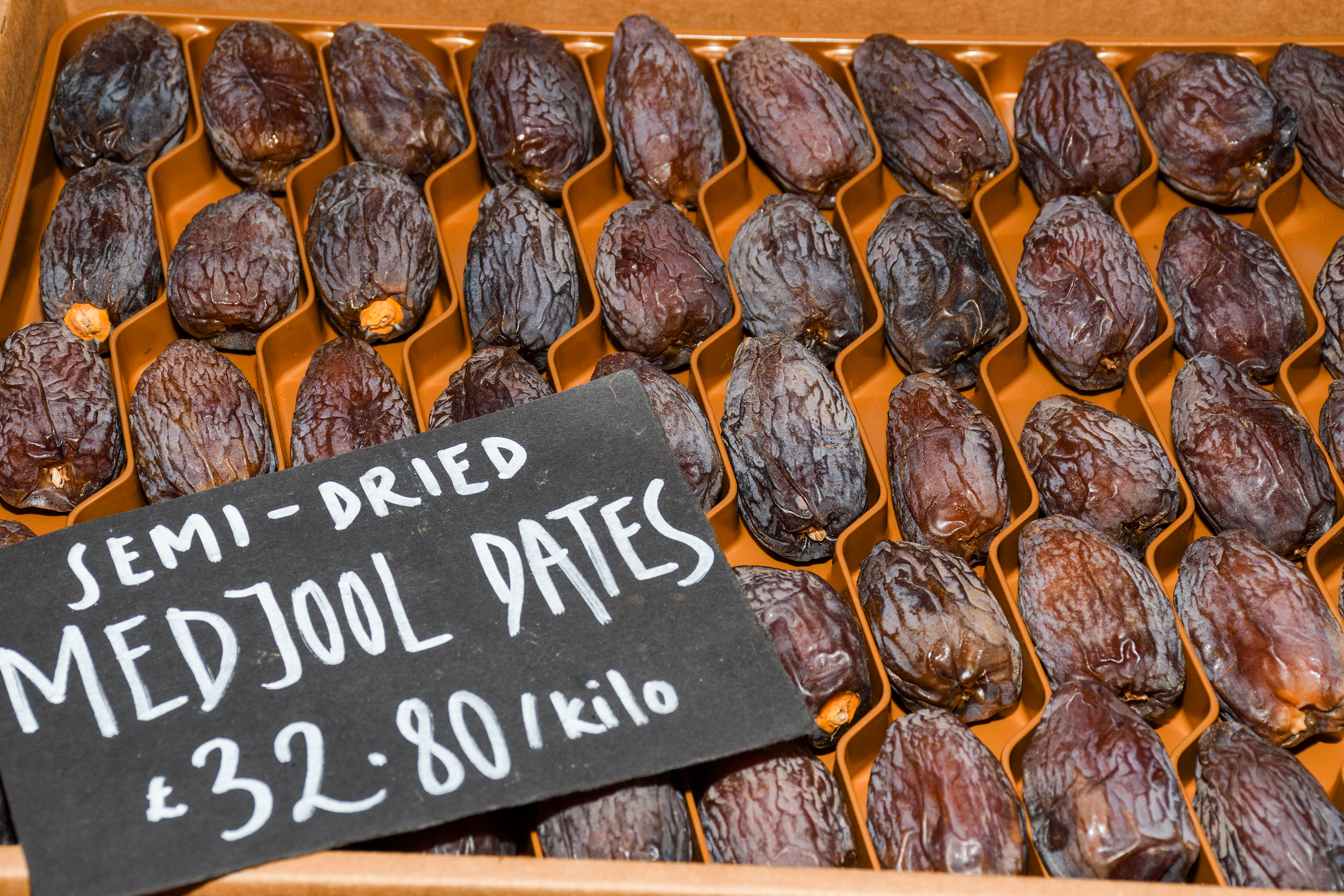 Medjool dates in a box on sale.