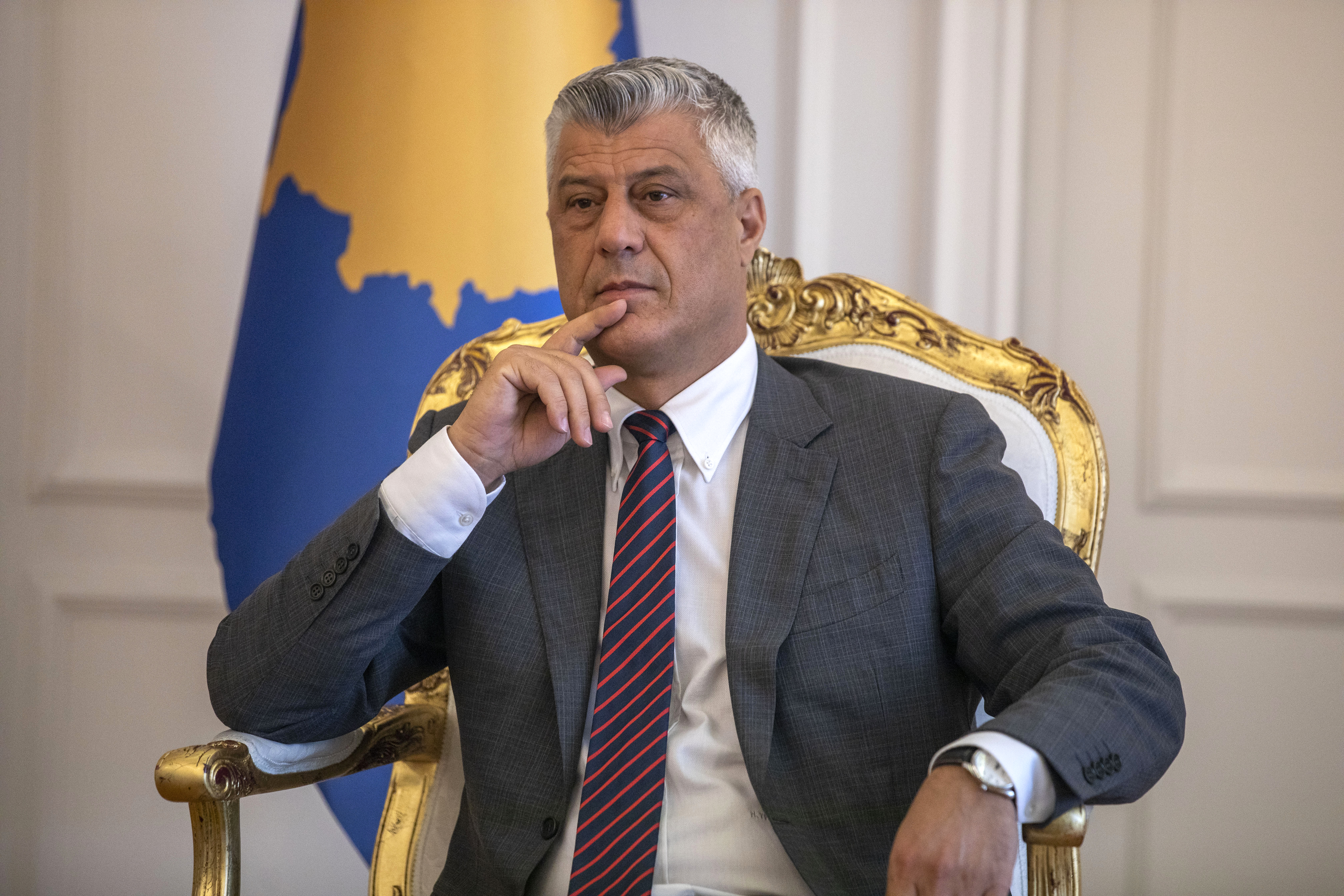 Kosovo's former President Hashim Thaci