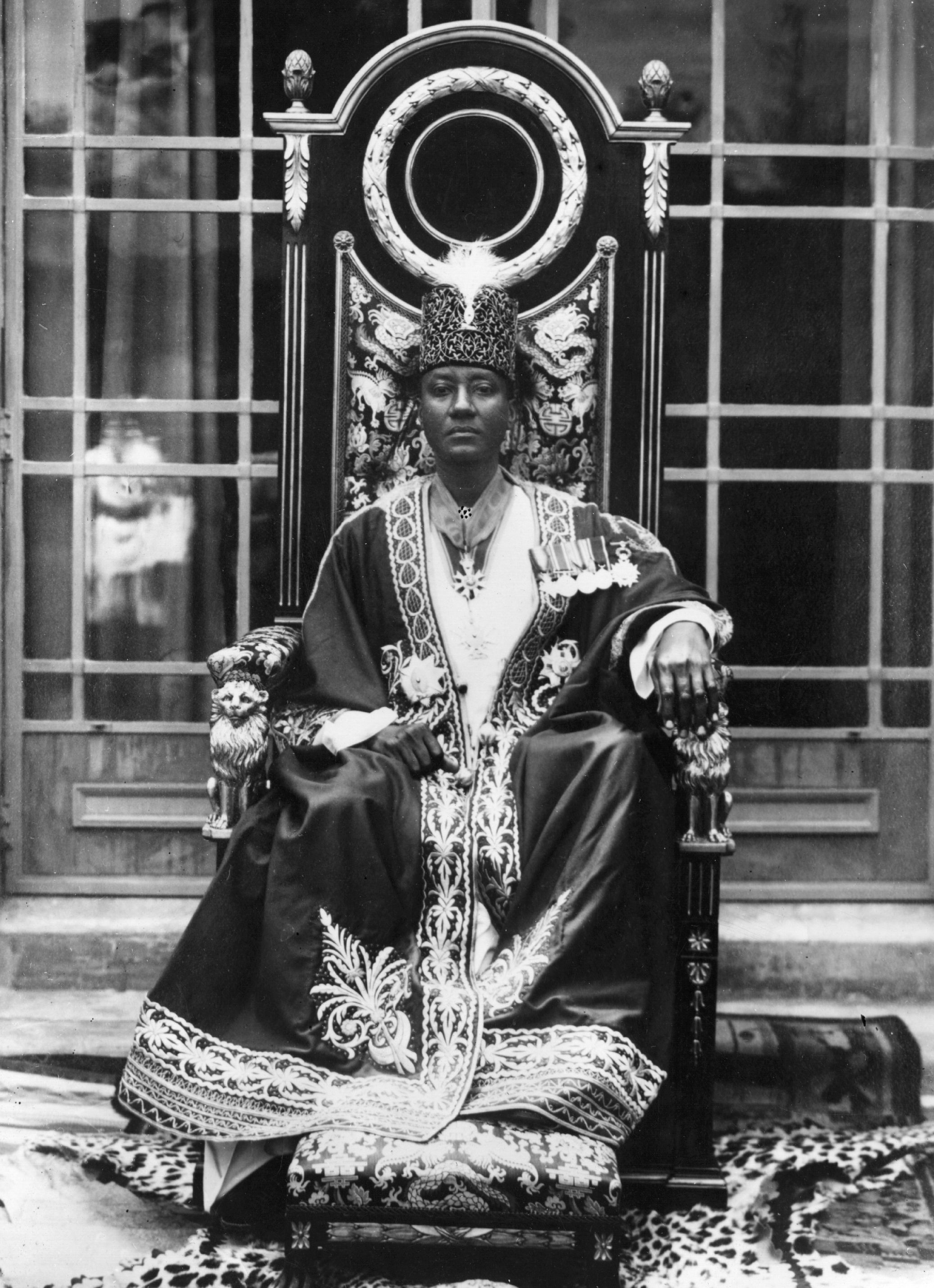 Daudi Chwa II, Kabaka of Buganda, pictured in 1937.