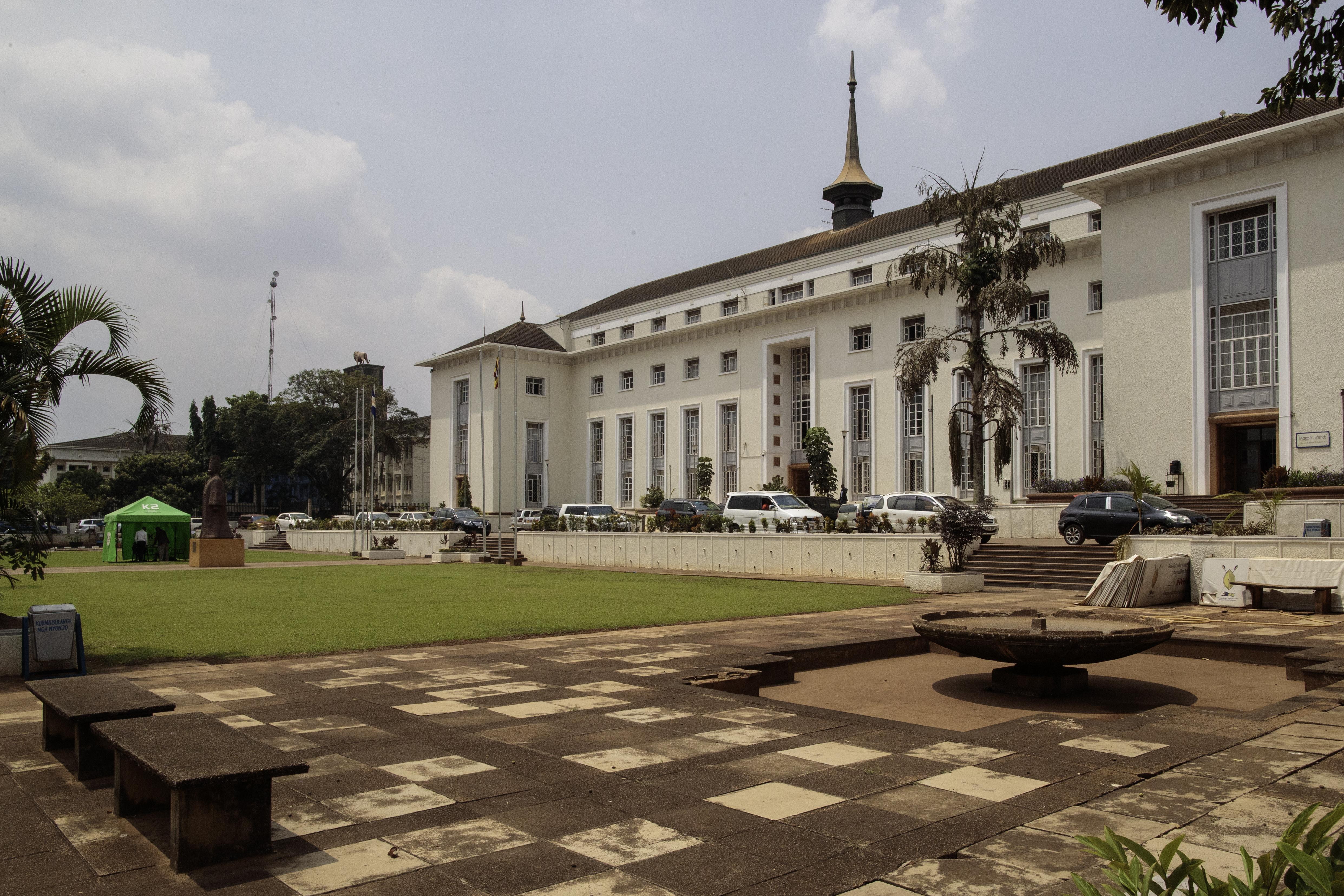 The Great Lukiiko, the parliament of the Kingdom of Buganda, at the kingdom’s administrative headquarters in Kampala [Laith Mushtaq/Al Jazeera]