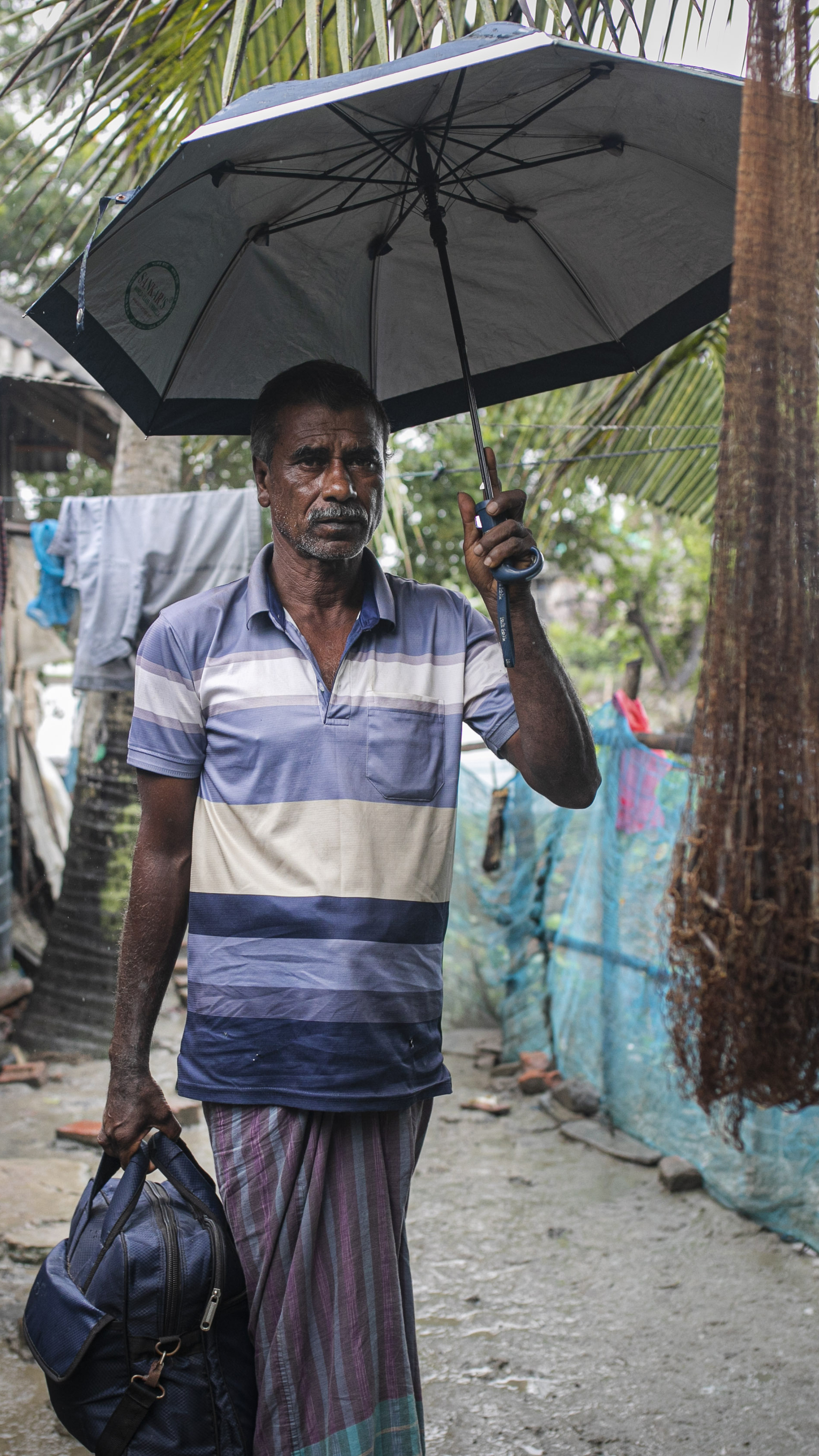 Provat Sarder, 65, has worked as a kabiraj for 35 years, using medicinal plants to treat people in his community