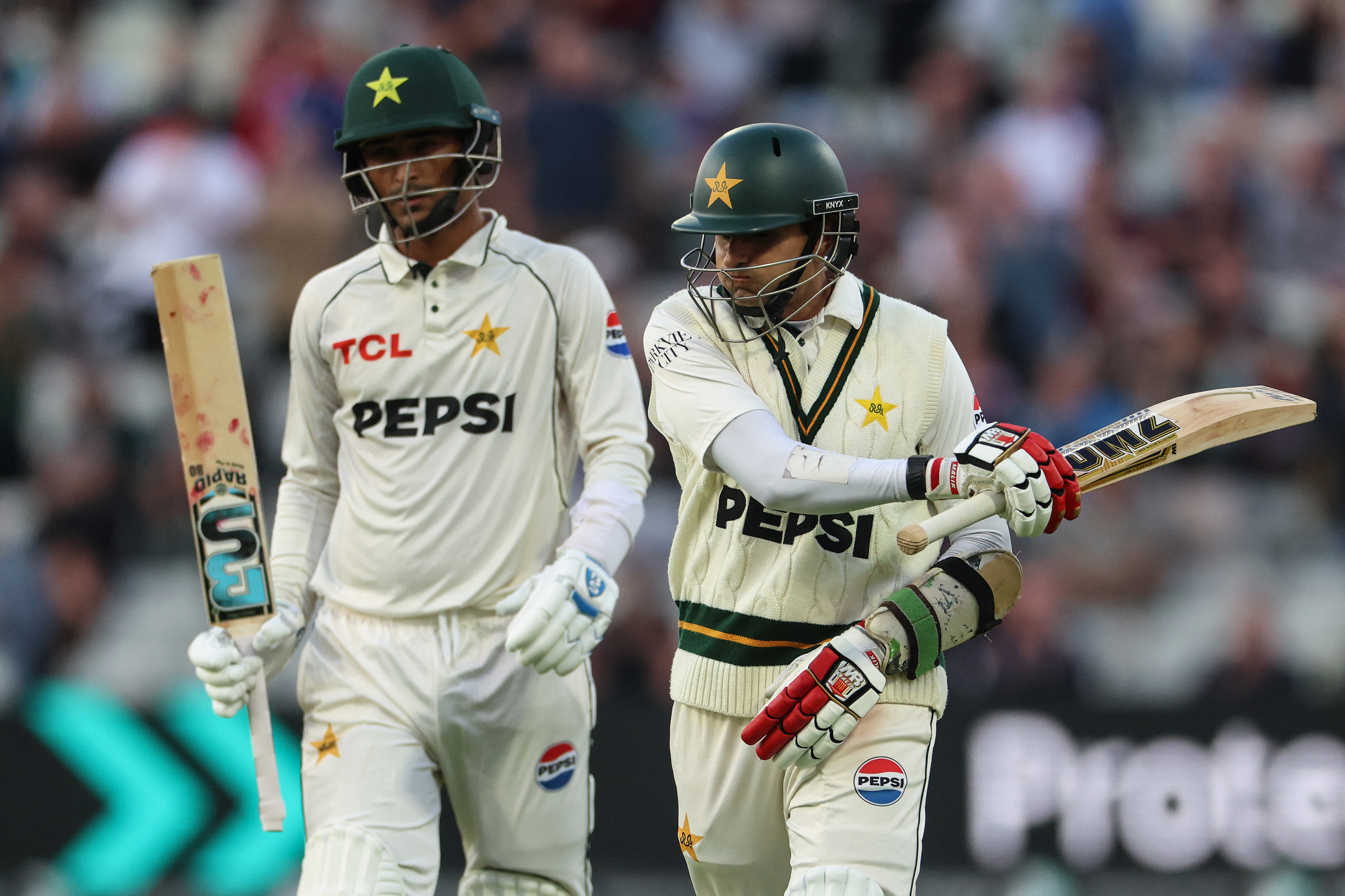 Pakistan cricketers in Birmingham
