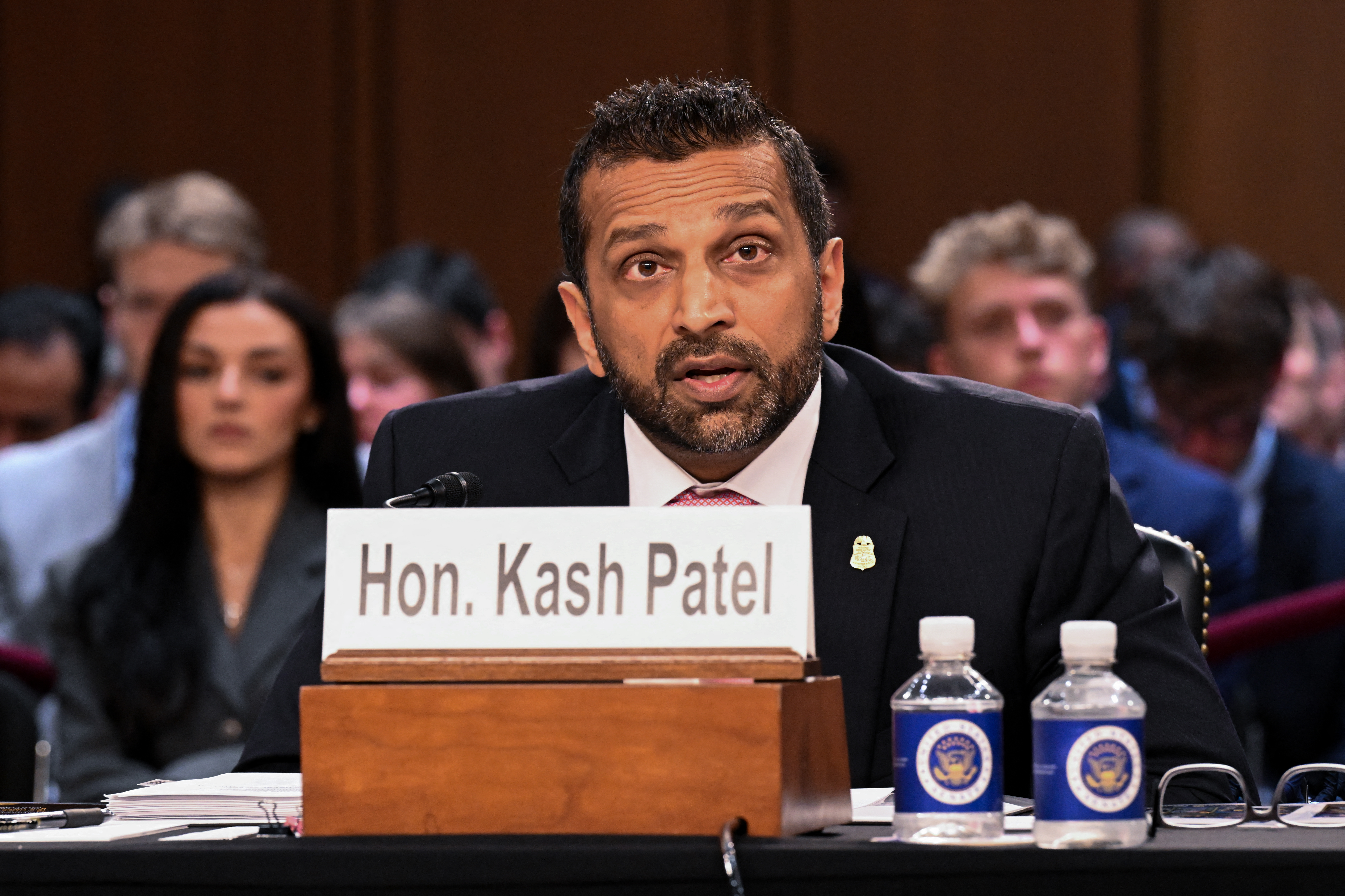 FBI Director Kash Patel testifies during a Senate Judiciary Committee hearing on FBI oversight, on Capitol Hill in Washington, DC, on September 15, 2026. (Photo by Roberto Schmidt / AFP)