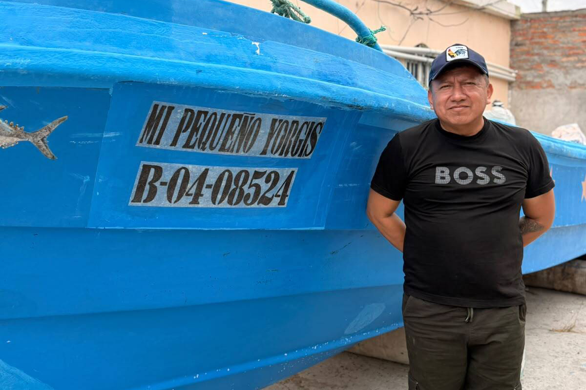 Jose Hernan Flores, a fisherman in San Mateo, Ecuador, who says US forces detained him at sea after burning his boat and kept him for more than a week