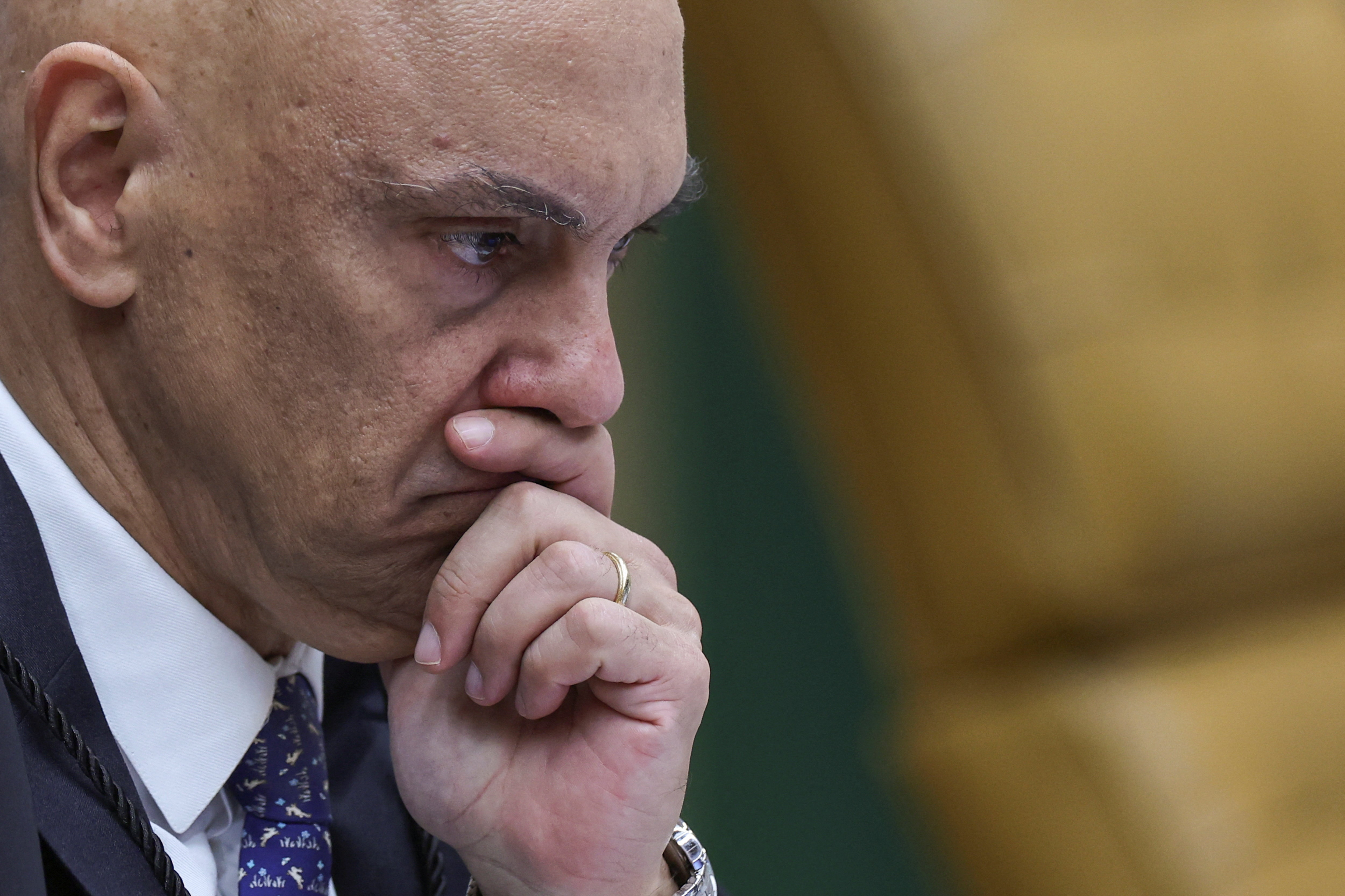 Brazil's Supreme Court Justice Alexandre de Moraes during a session of the Supreme Court in Brasilia, Brazil September 2, 2026. REUTERS/Adriano Machado