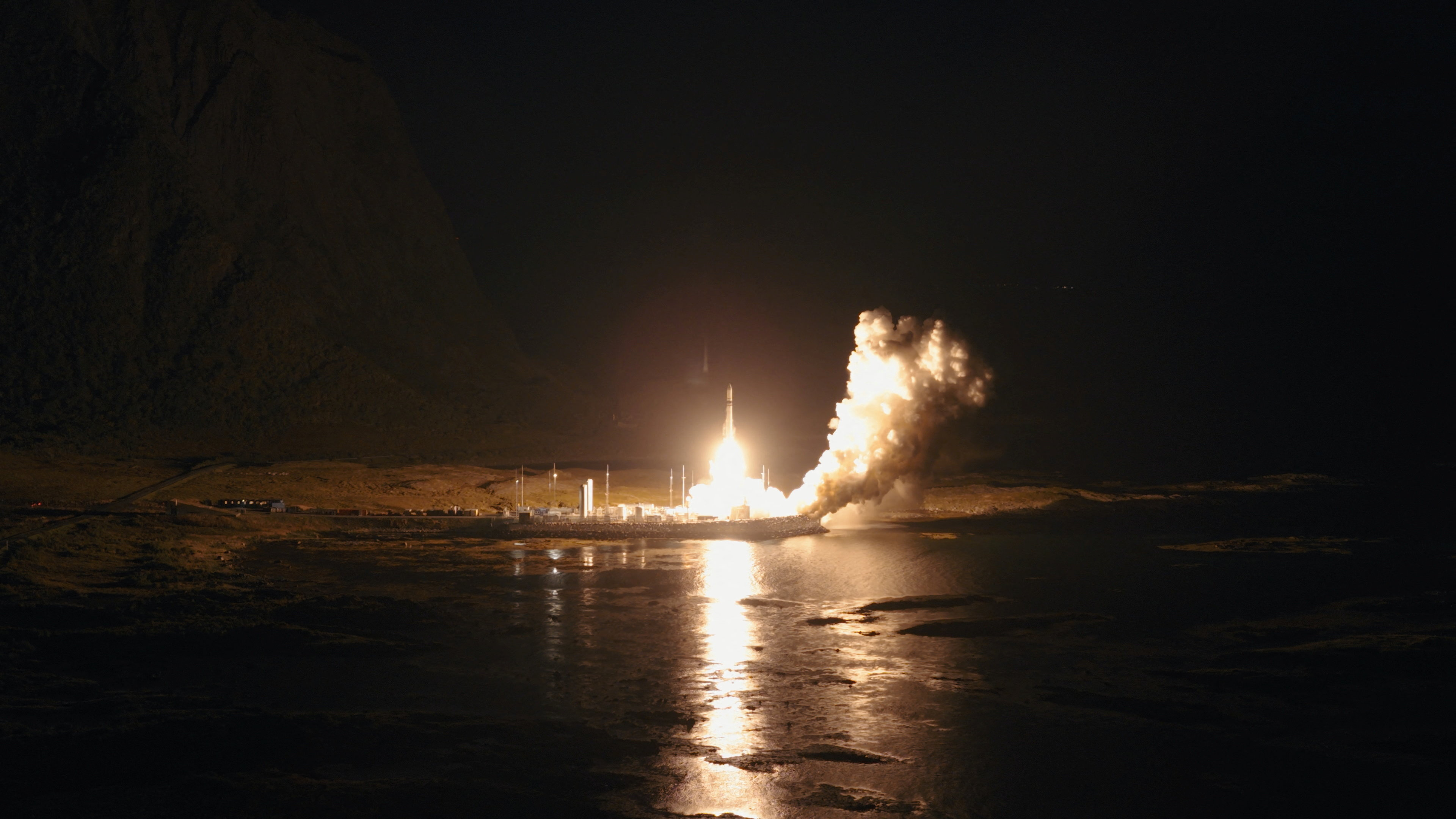 Germany's Isar Aerospace rocket is launched into space. [Isar Aerospace/Franziska Kegel/Handout via REUTERS]