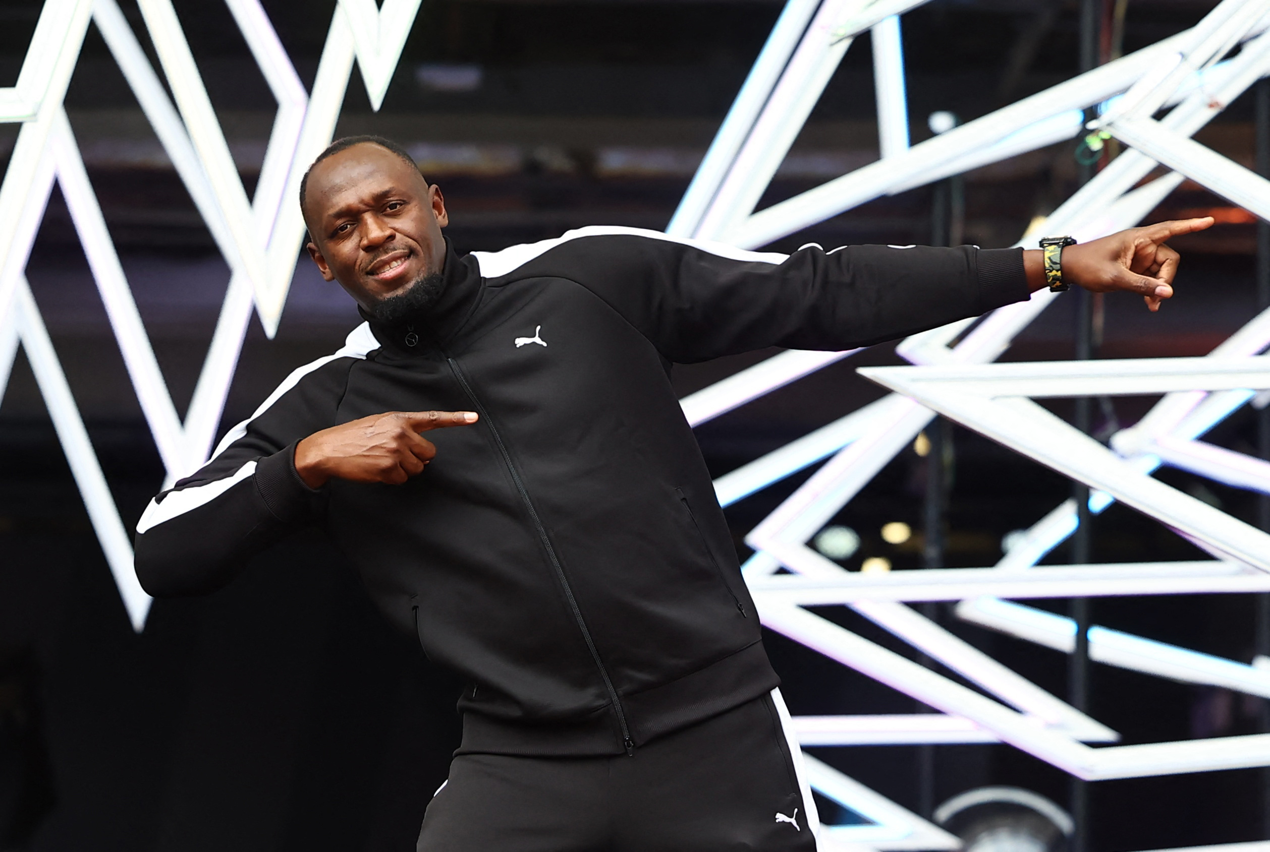 Athletics - 2026 World Athletics Ultimate Championships - National Athletics Centre, Budapest, Hungary - September 10, 2026 Former runner Usain Bolt ahead of the championship REUTERS/Bernadett Szabo
