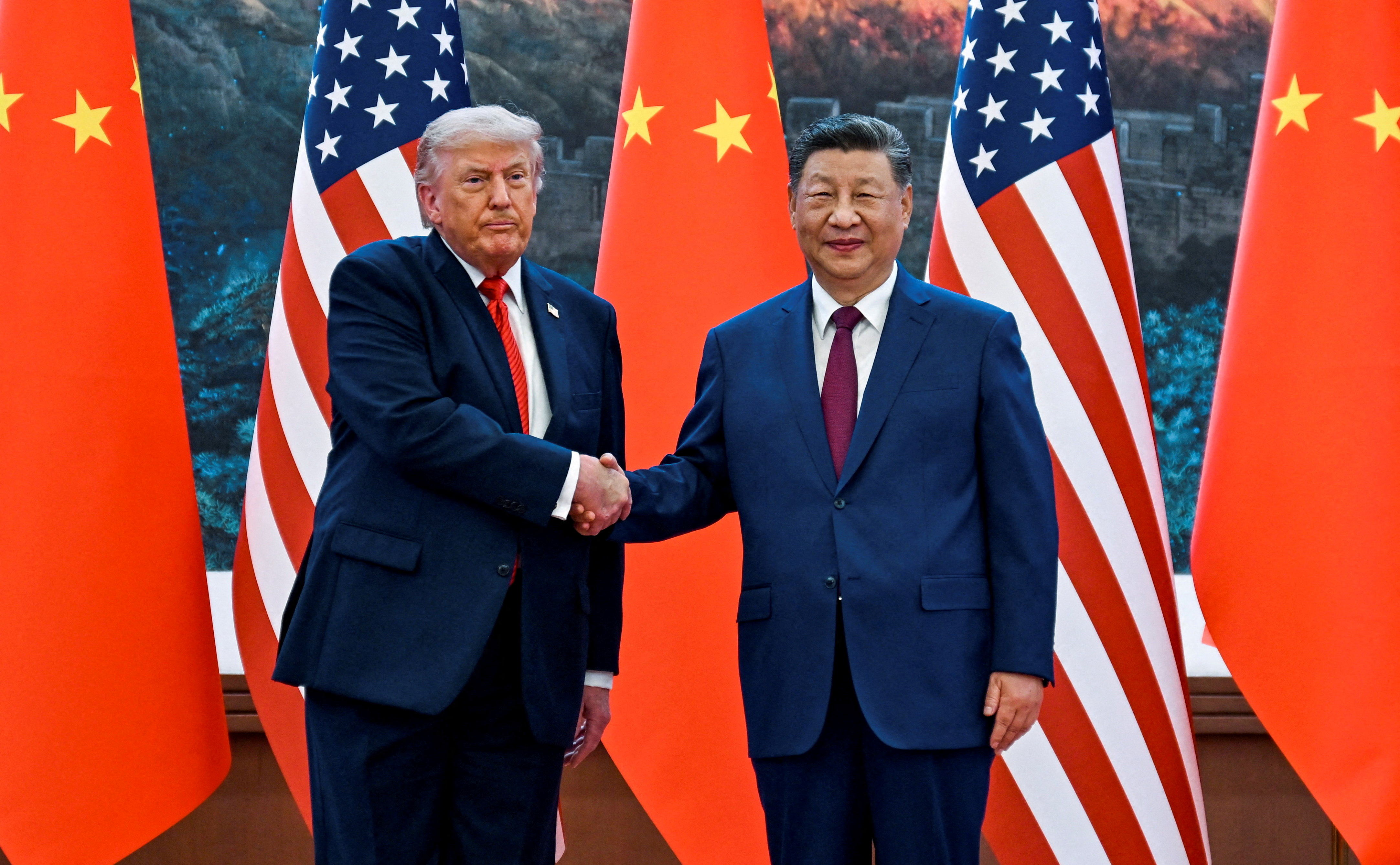 Donald Trump and Xi Jinping