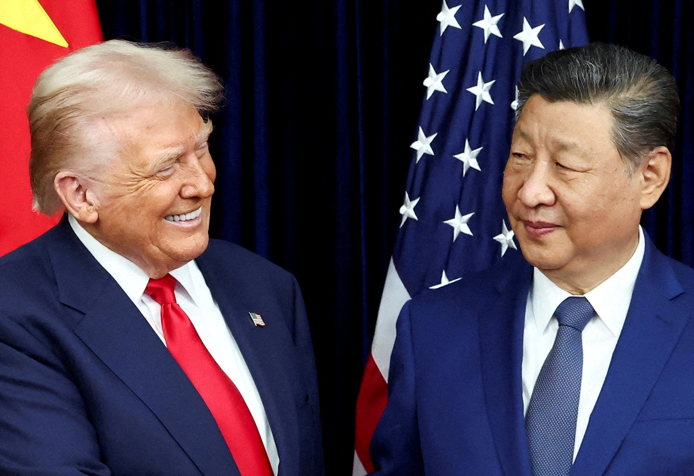 Presidents Donald Trump and Xi Jinping